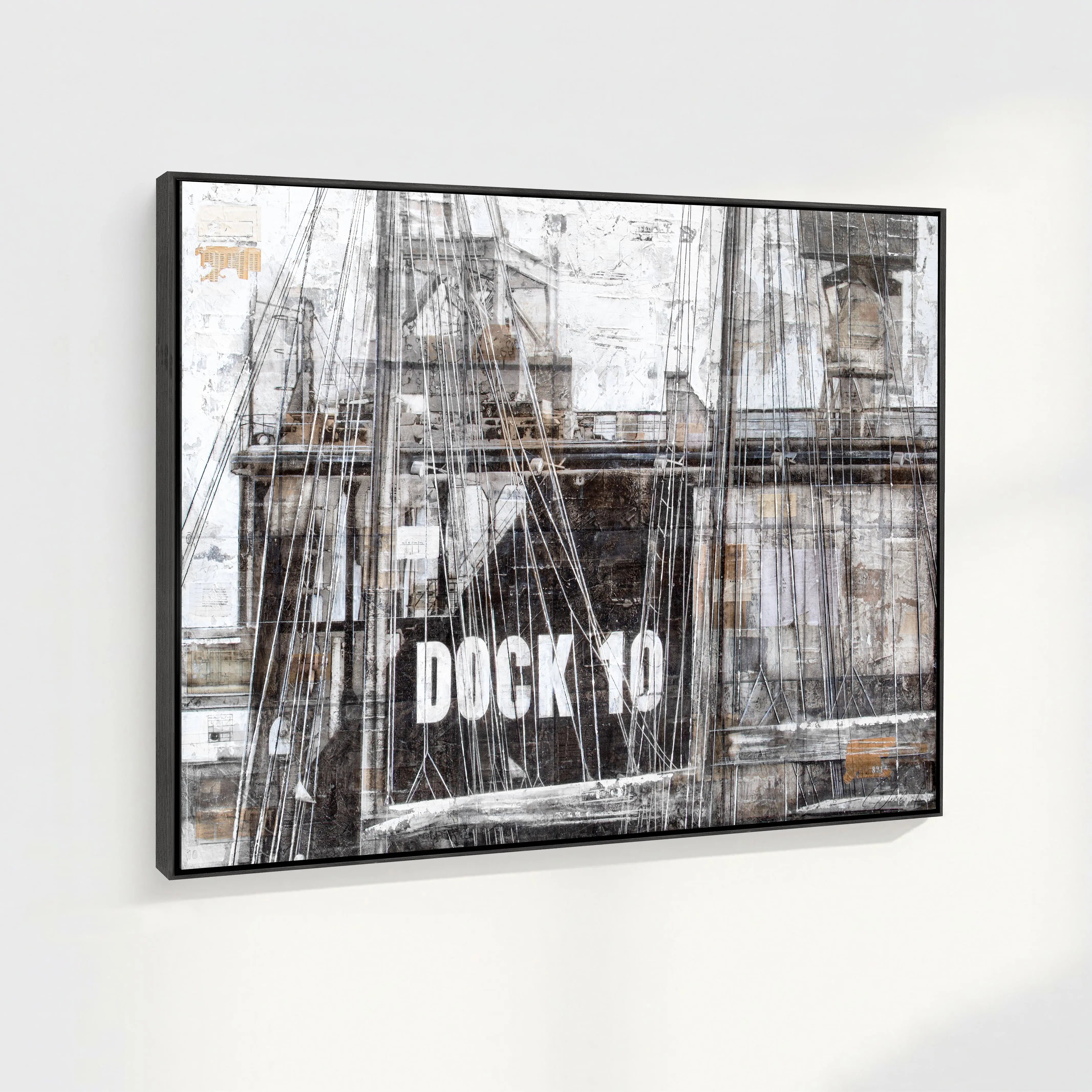 Wandbild GM85 Hamburg ’Dock 10’ - Druck auf Leinwand