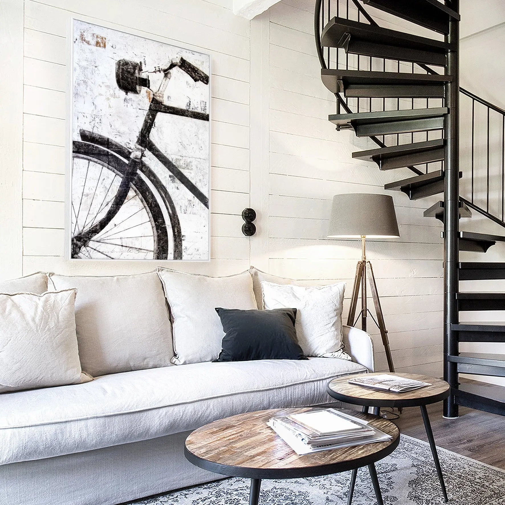 Wandbild GM16 ’Fahrrad’ - Druck auf Leinwand