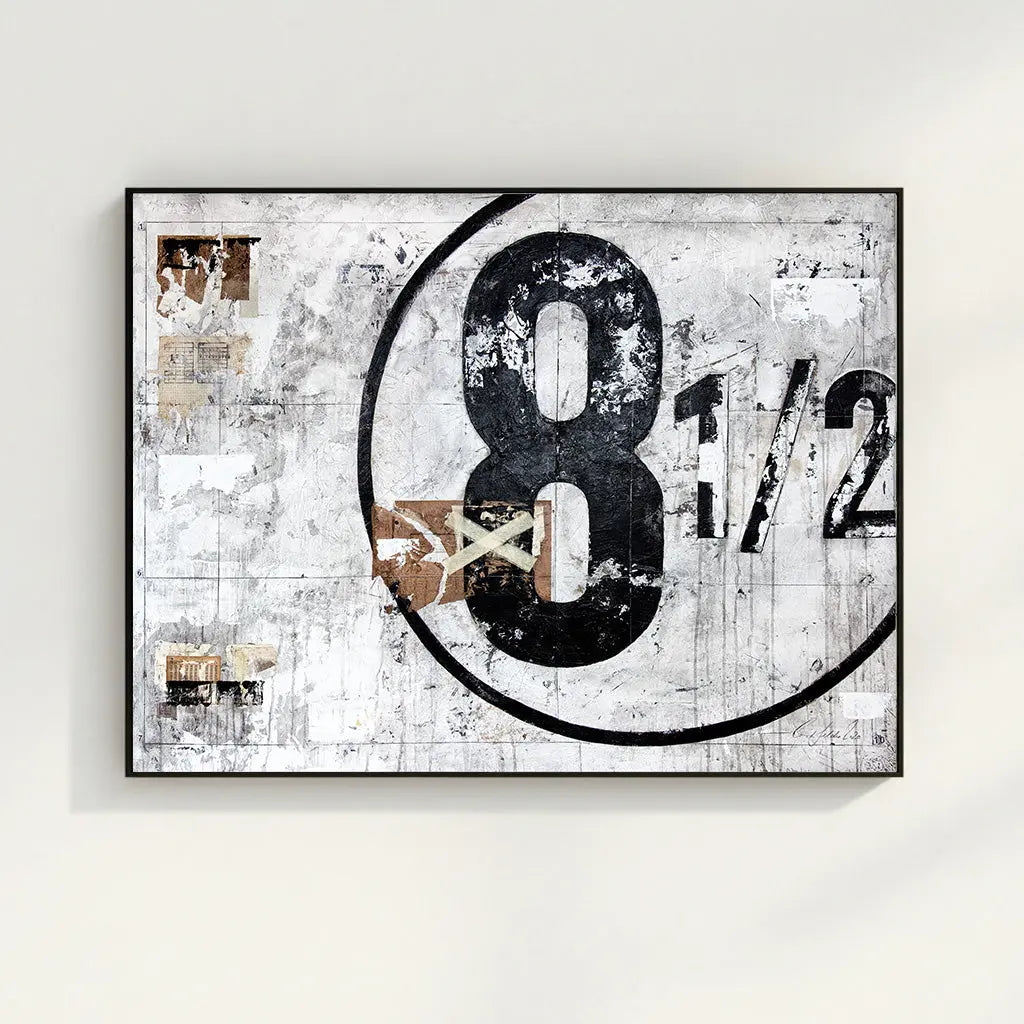 Wandbild GM01 ’Achteinhalb’ - Druck auf Leinwand