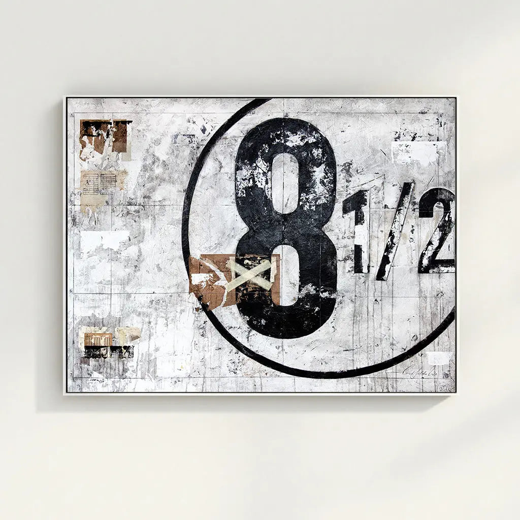 Wandbild GM01 ’Achteinhalb’ - Druck auf Leinwand