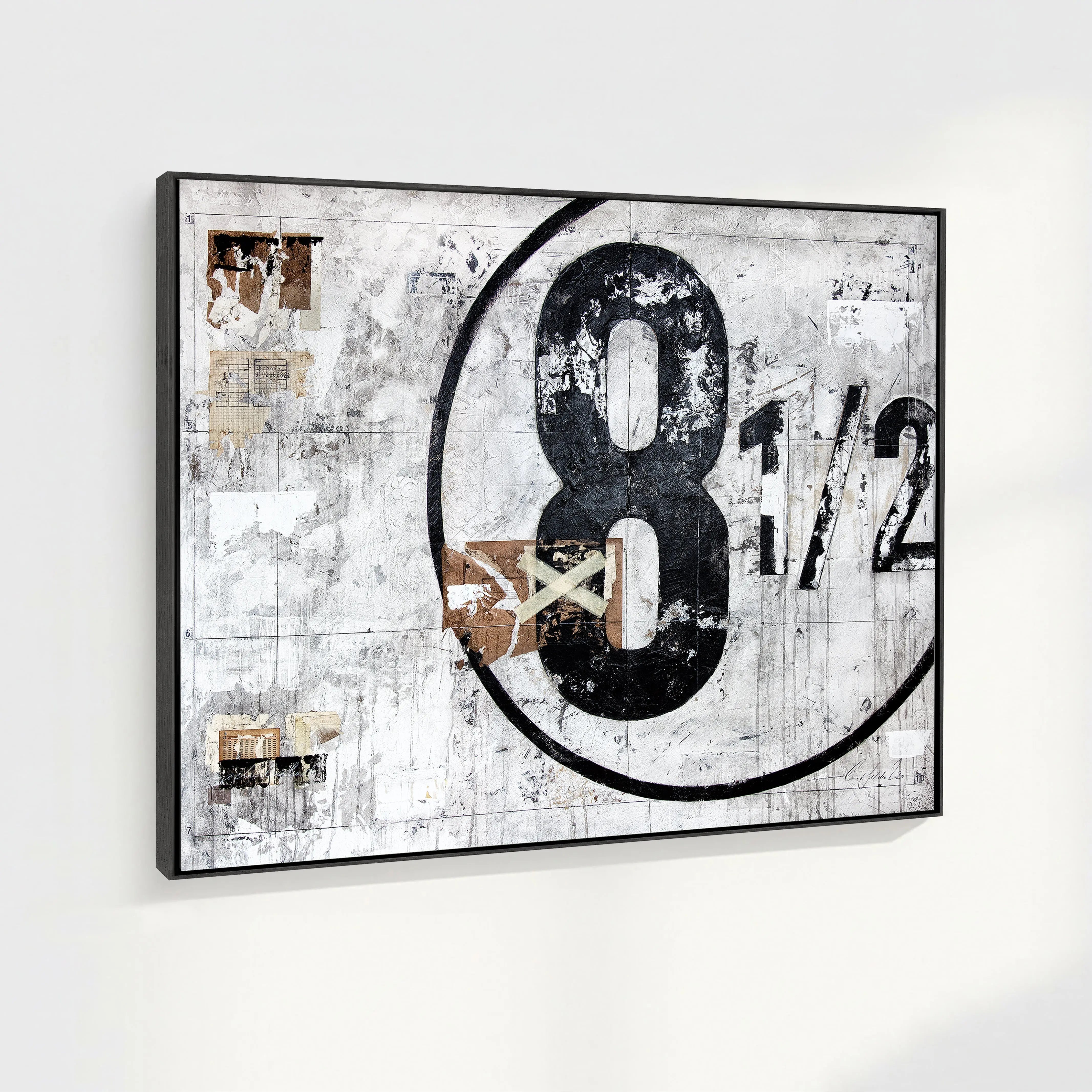 Wandbild GM01 ’Achteinhalb’ - Druck auf Leinwand