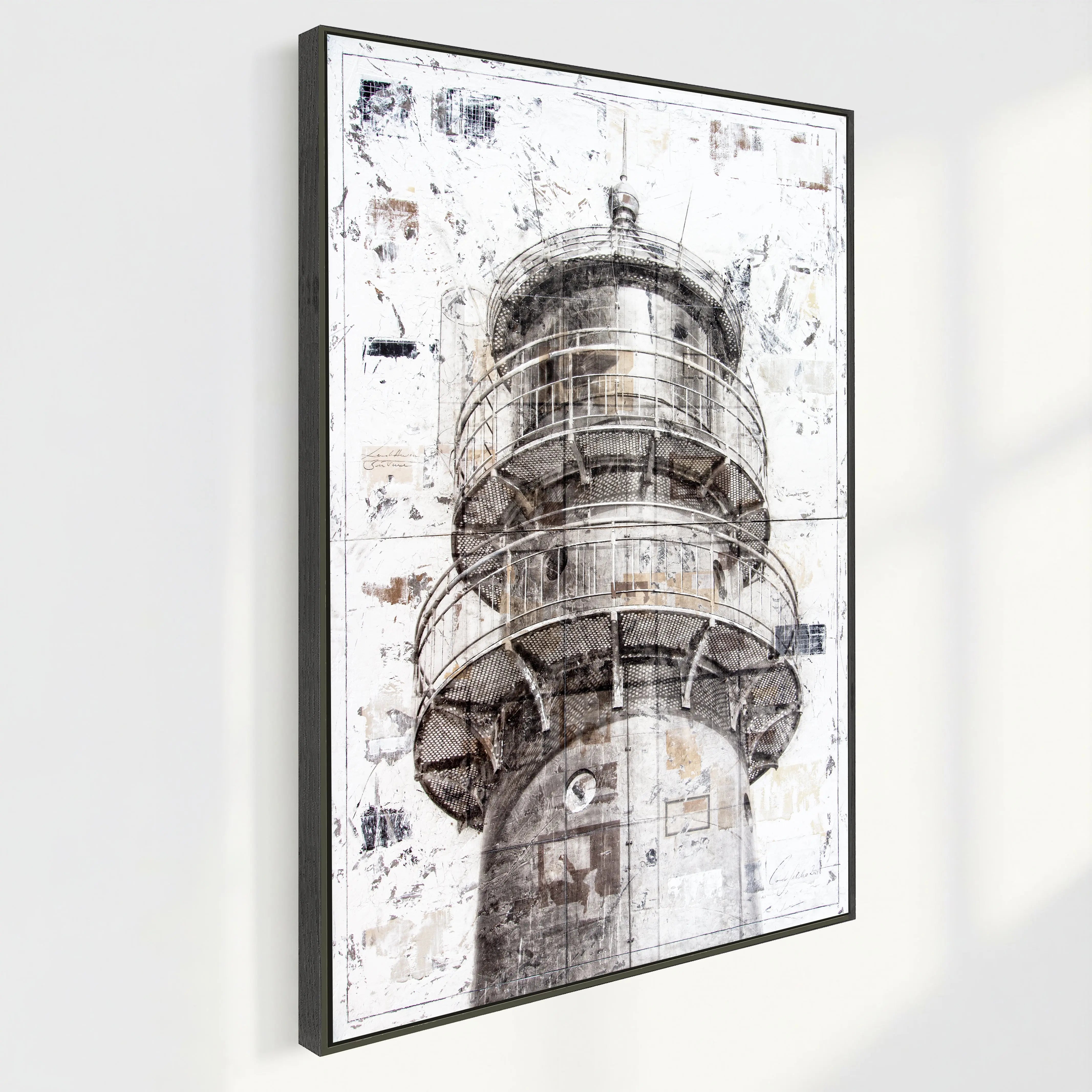 Wandbild GM22 Sylt Leuchtturm Hörnum - Druck auf Leinwand