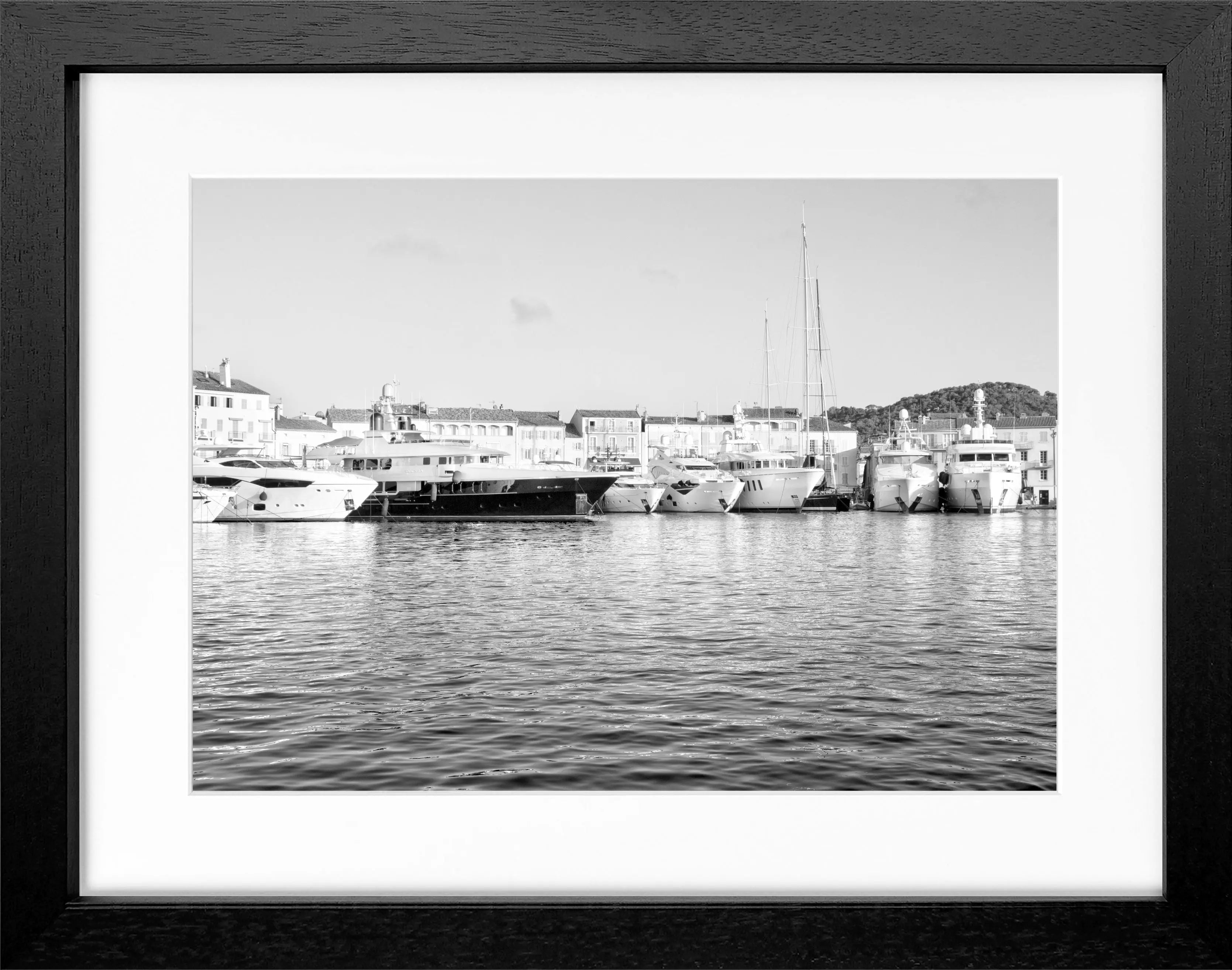 Poster mit Rahmen Saint Tropez ’Hafen’ ST07 - Wandbilder