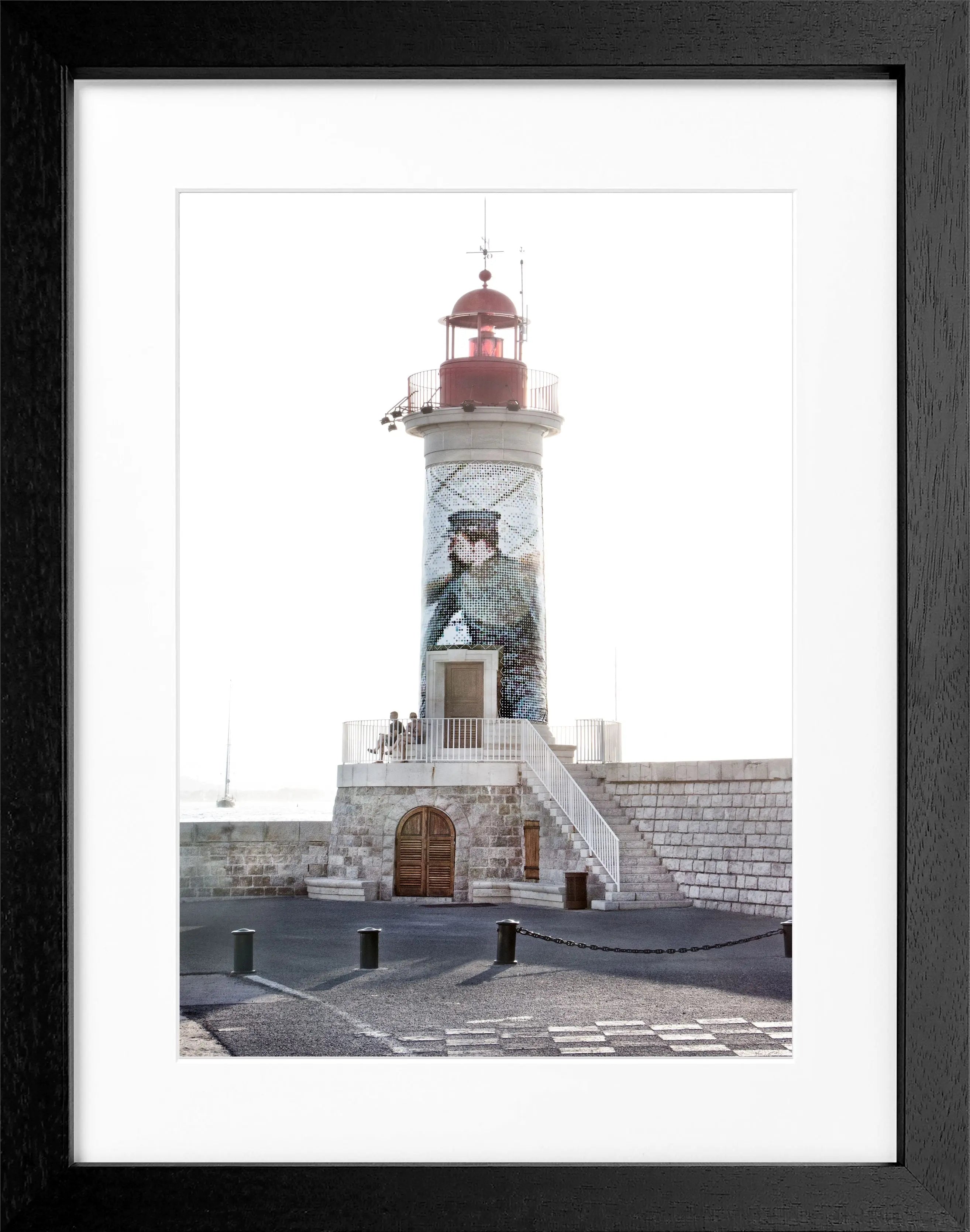 Poster mit Rahmen ’Leuchtturm’ Saint Tropez ST20