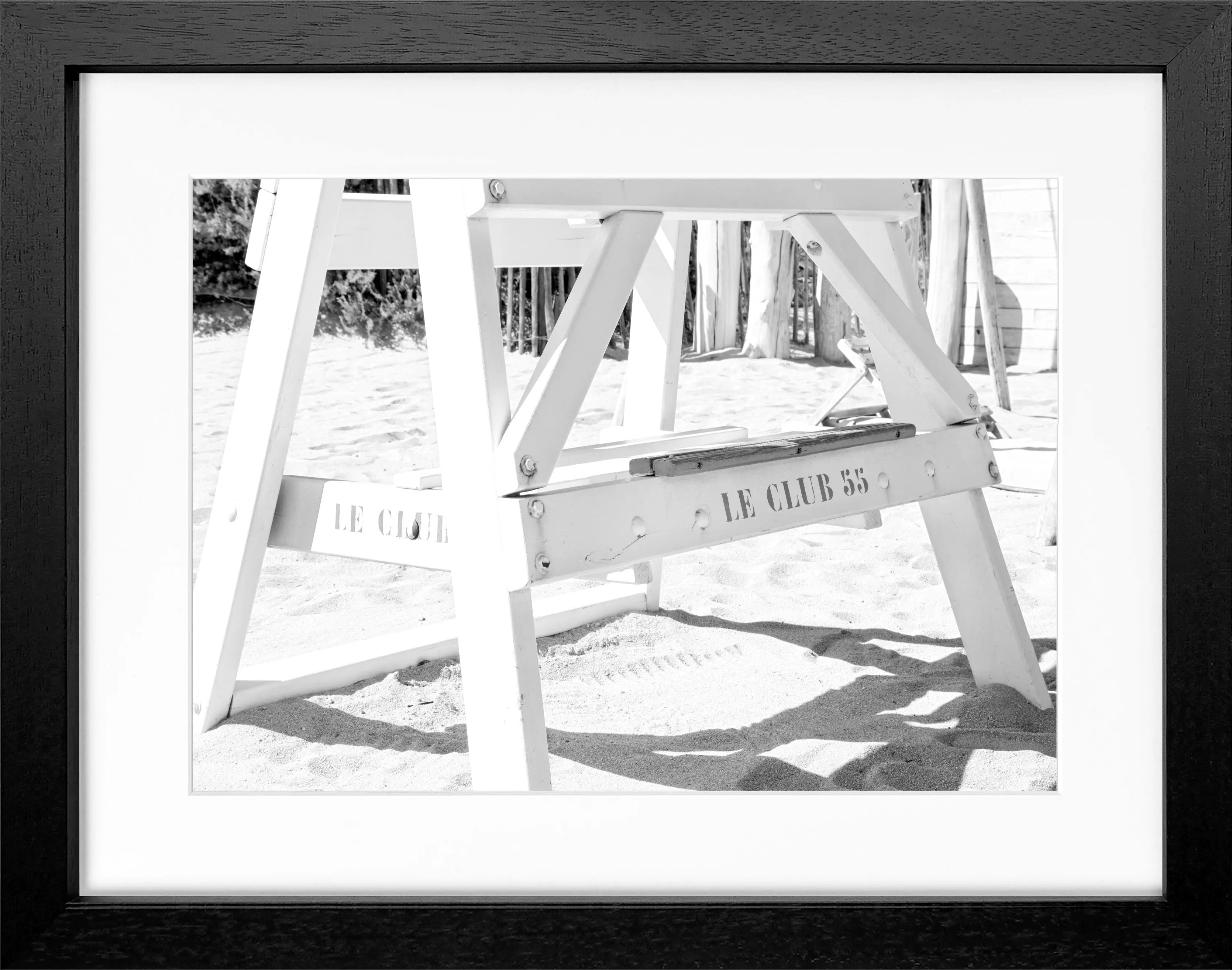 Poster mit Rahmen ’Le Club 55’ Saint Tropez ST31