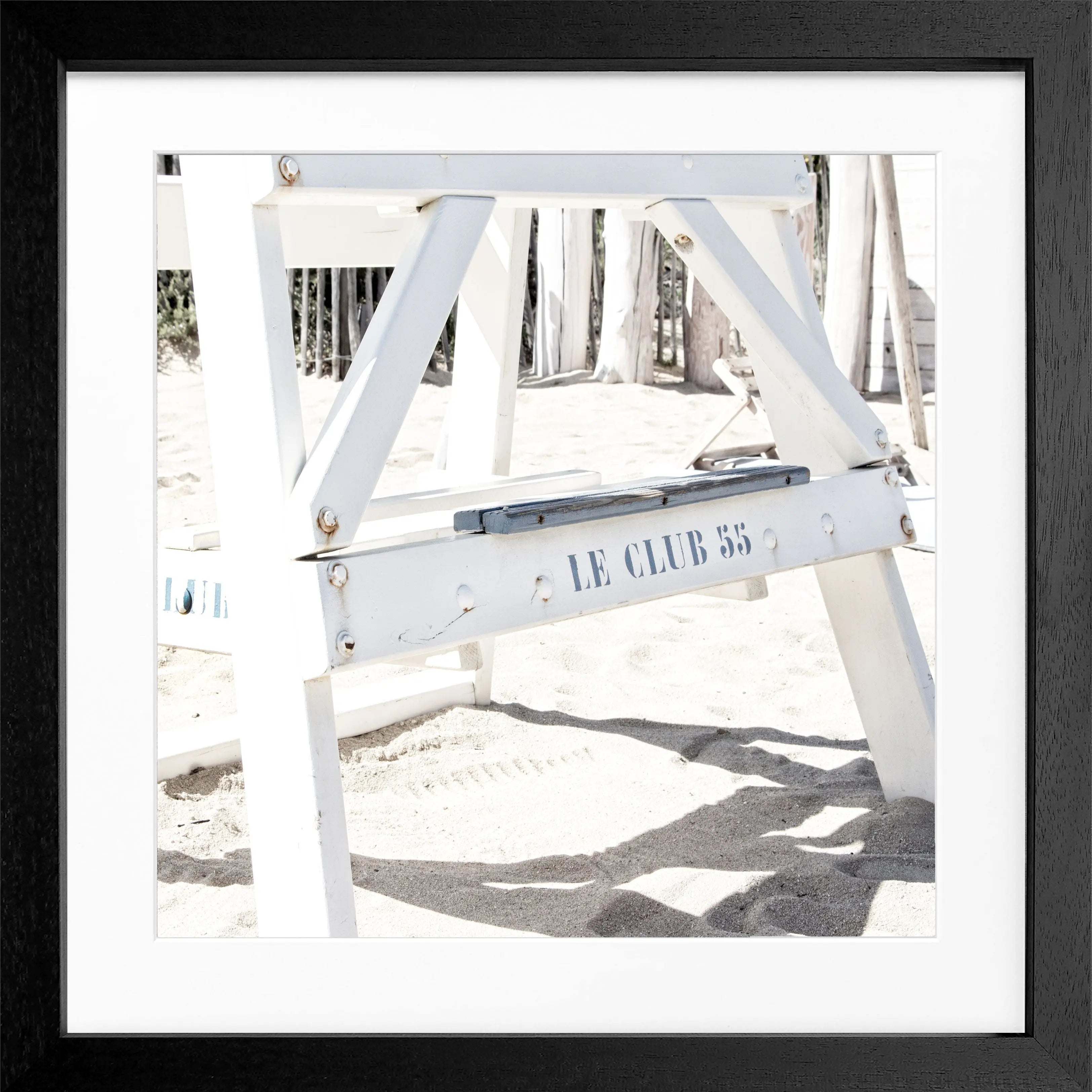 Poster mit Rahmen ’Le Club 55’ Saint Tropez ST31Q