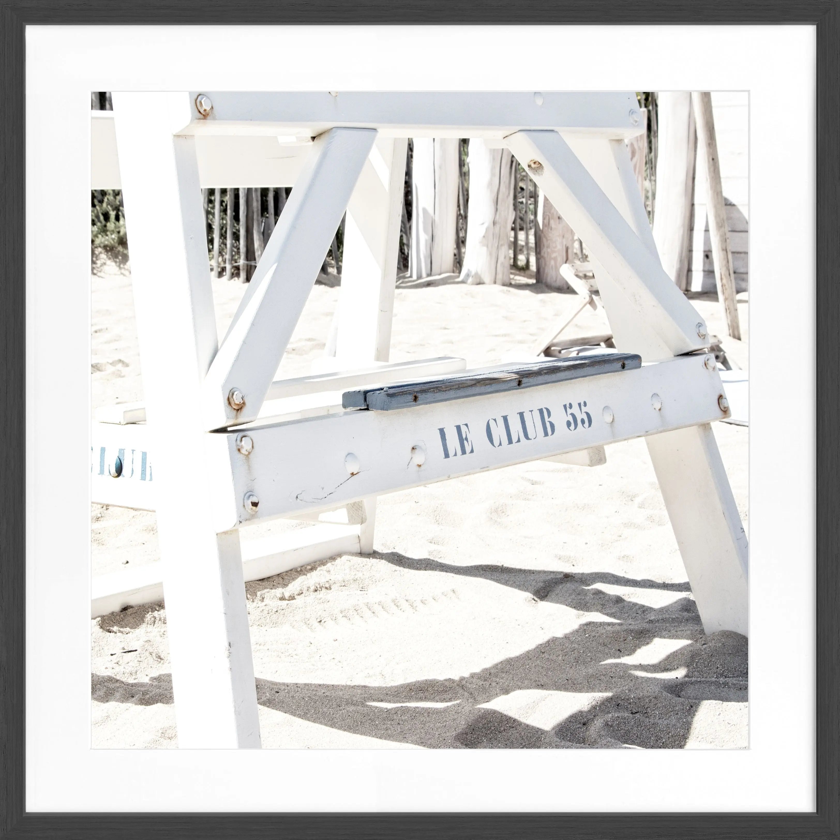 Poster mit Rahmen ’Le Club 55’ Saint Tropez ST31Q