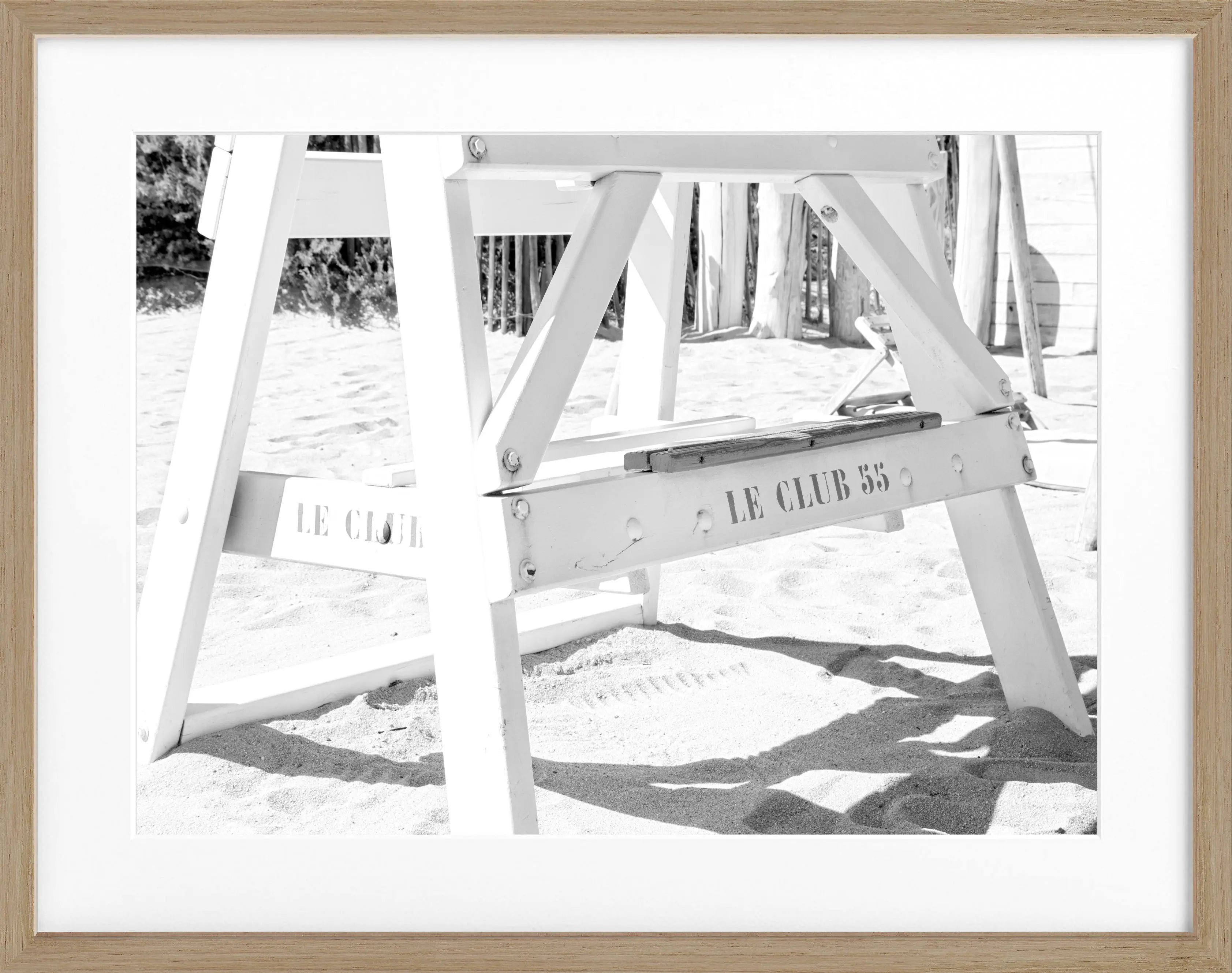 Poster mit Rahmen ’Le Club 55’ Saint Tropez ST31