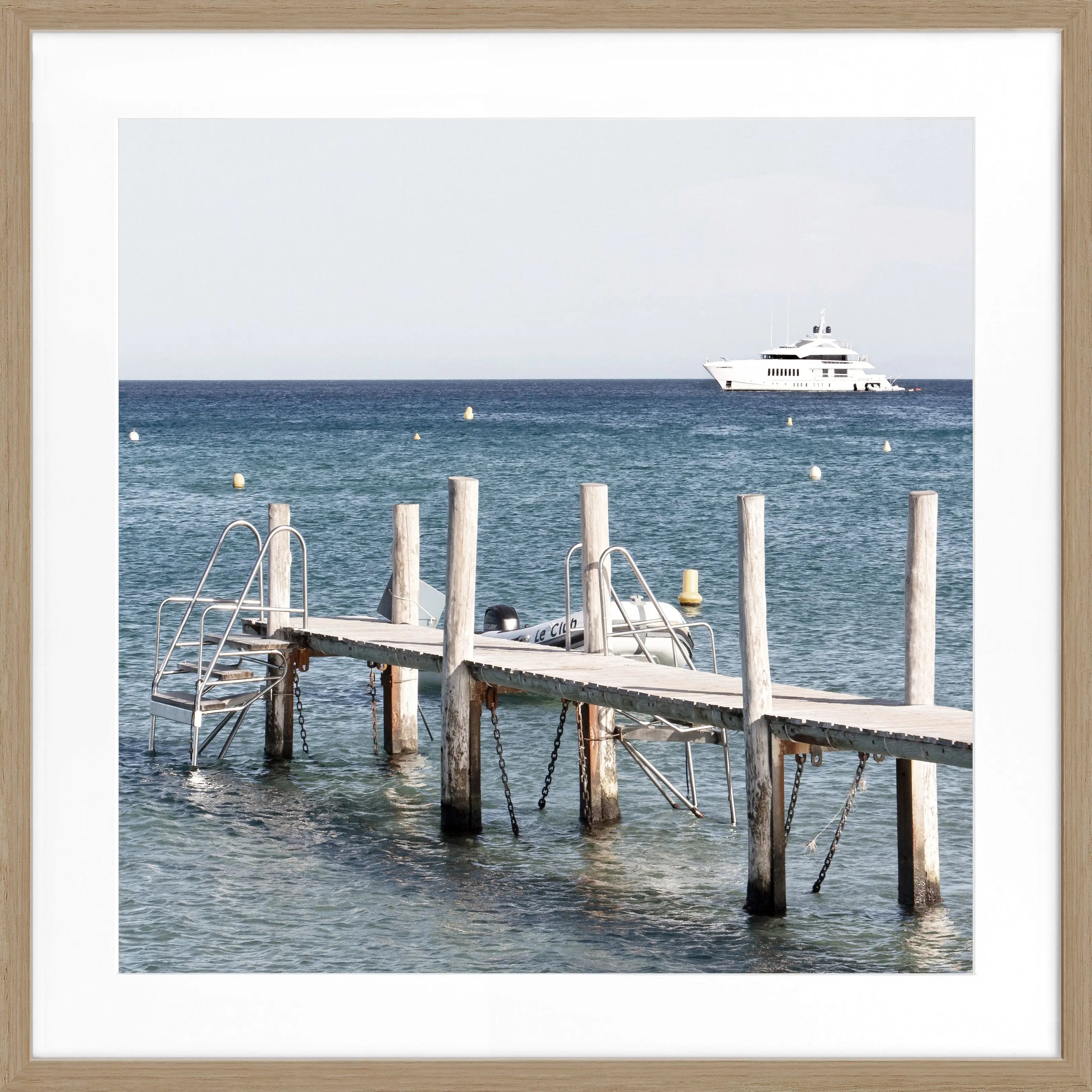 Poster mit Rahmen ’Steg Le Club 55’ Saint Tropez ST40Q
