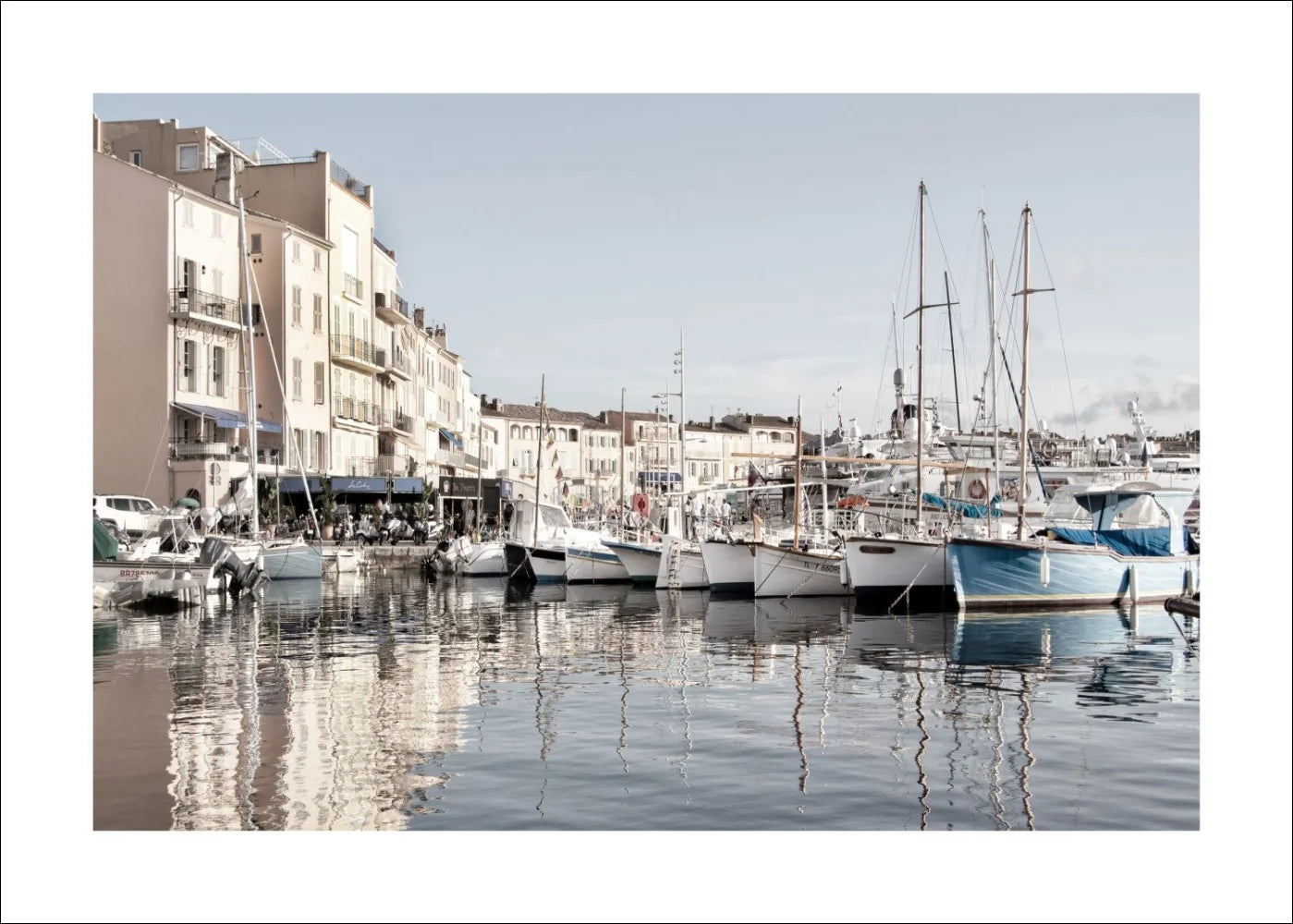 Plakat / Tryk 'Havn' Saint Tropez ST05