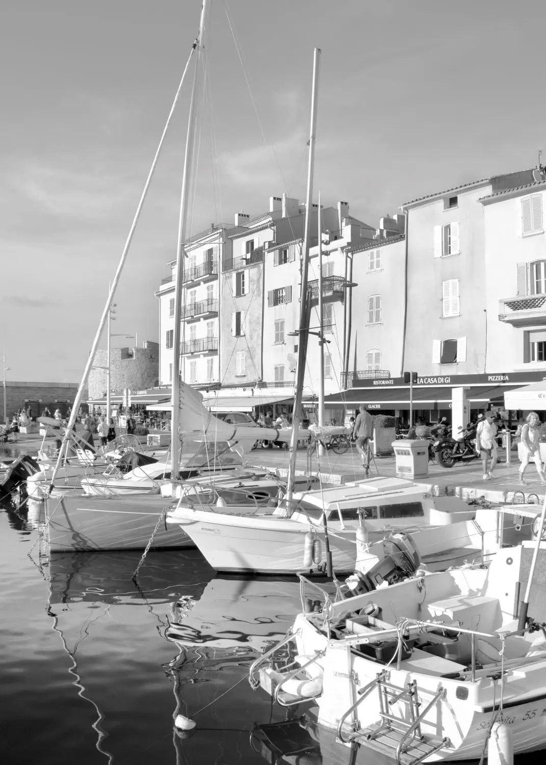 Poster / Druck ’Hafen’ Saint Tropez ST15 - Wandbilder