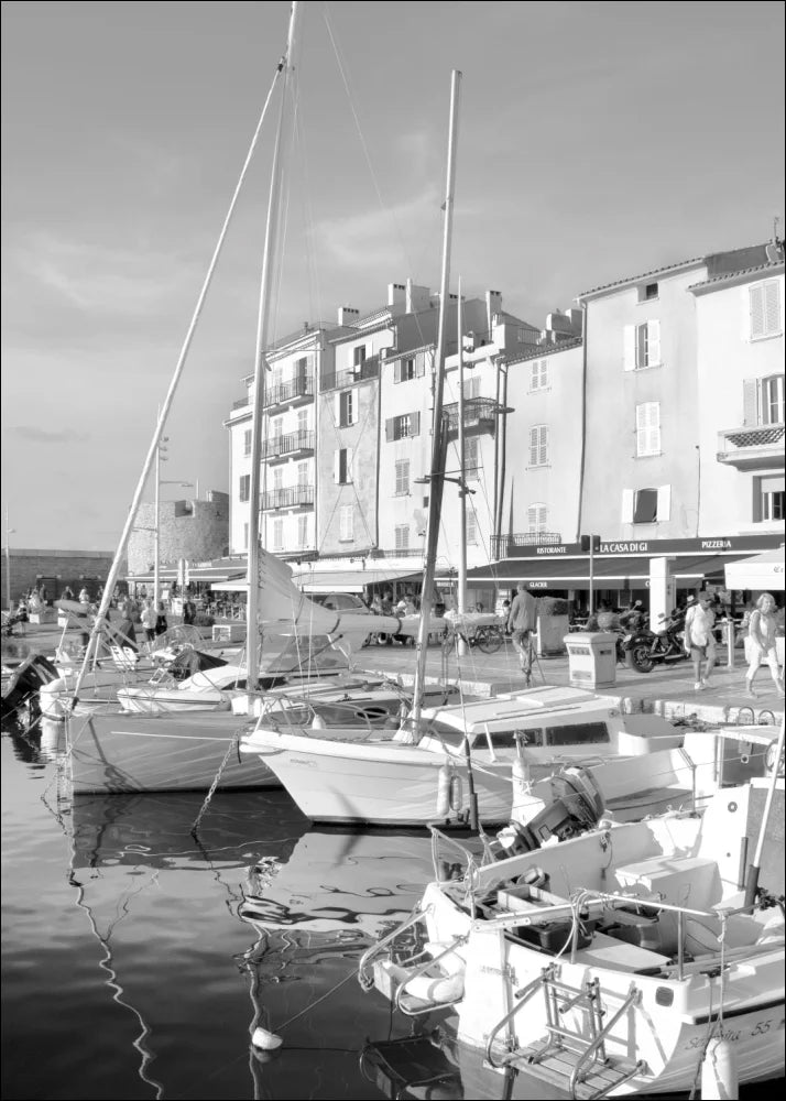Plakat / Tryk 'Havn' Saint Tropez ST15