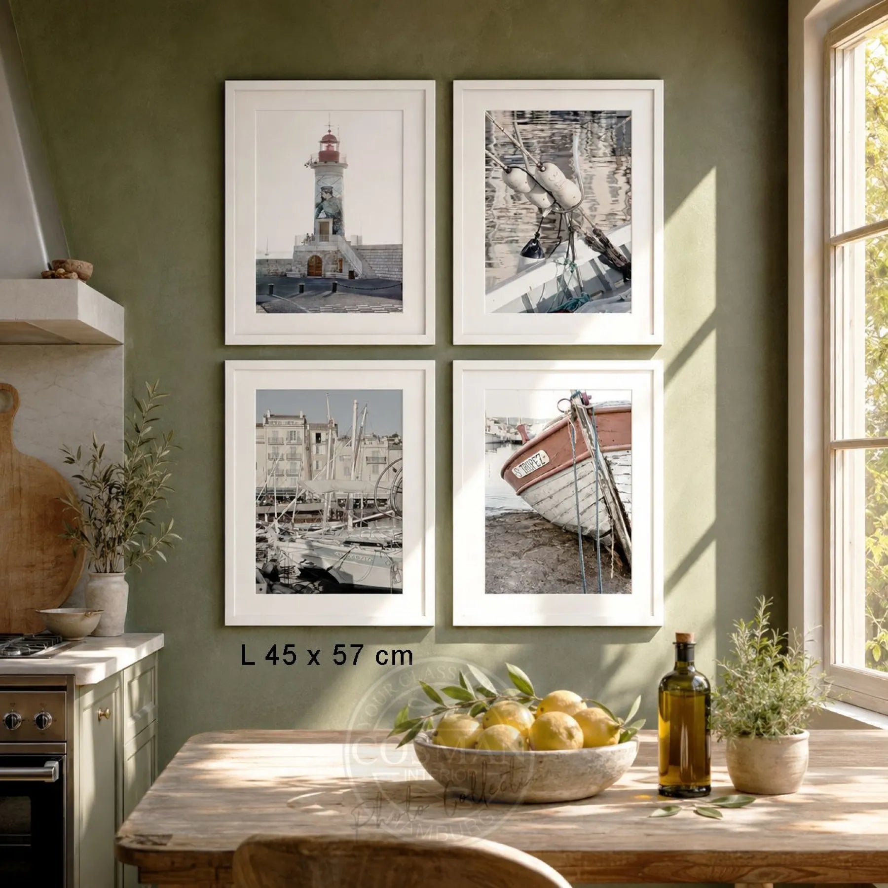 Framed Photography — Saint Tropez ’Boat’ ST18