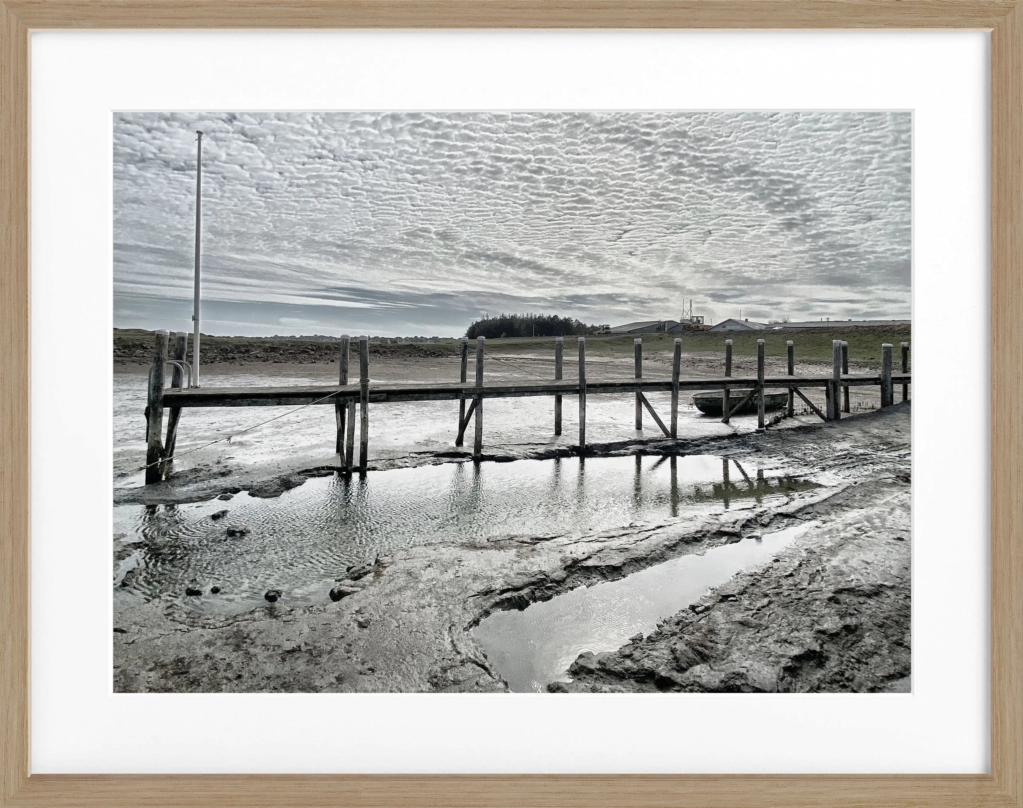 Poster mit Rahmen Sylt Rantum Hafen SY53E - Wandbilder