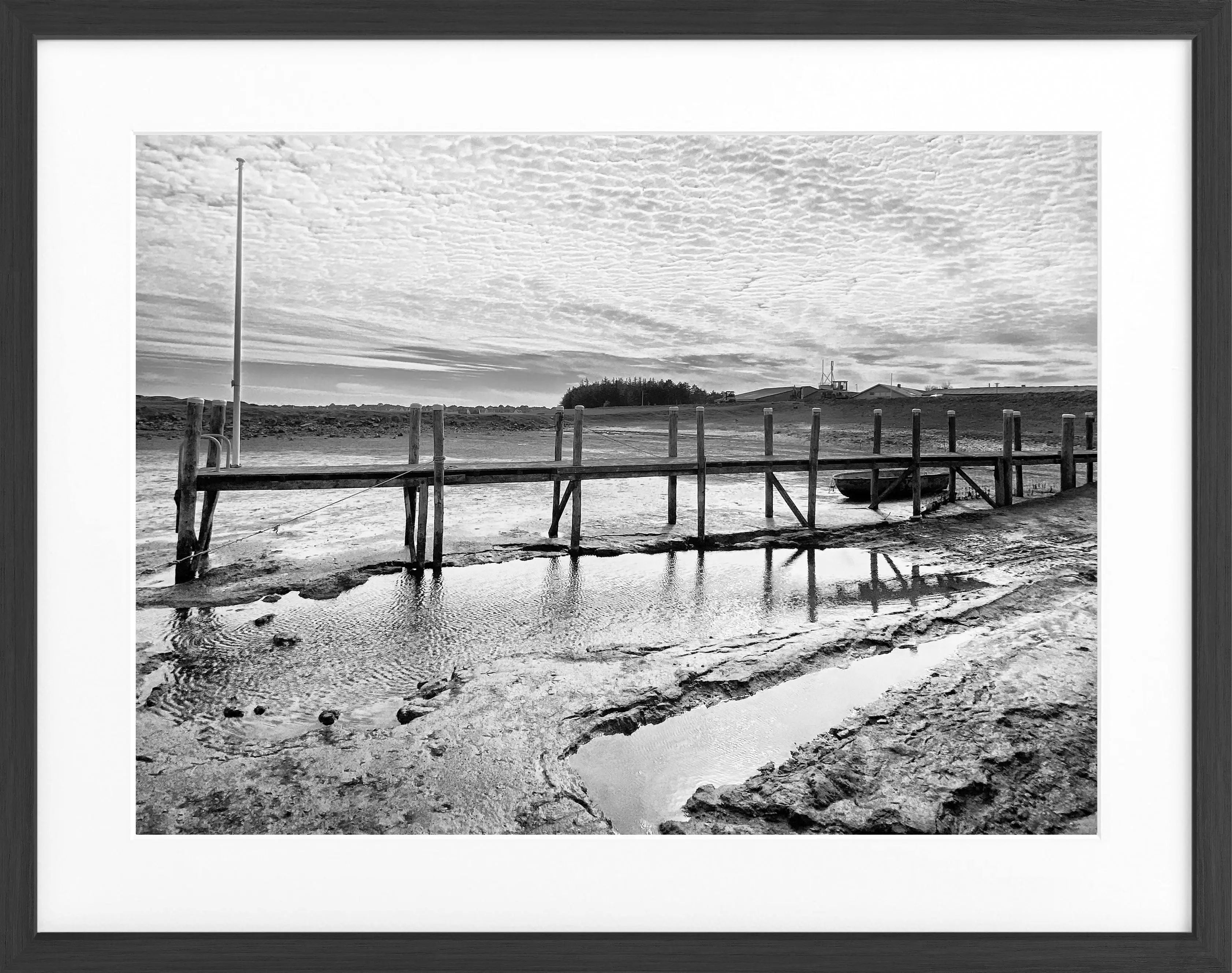 Poster mit Rahmen Sylt Rantum Hafen SY53E - Wandbilder
