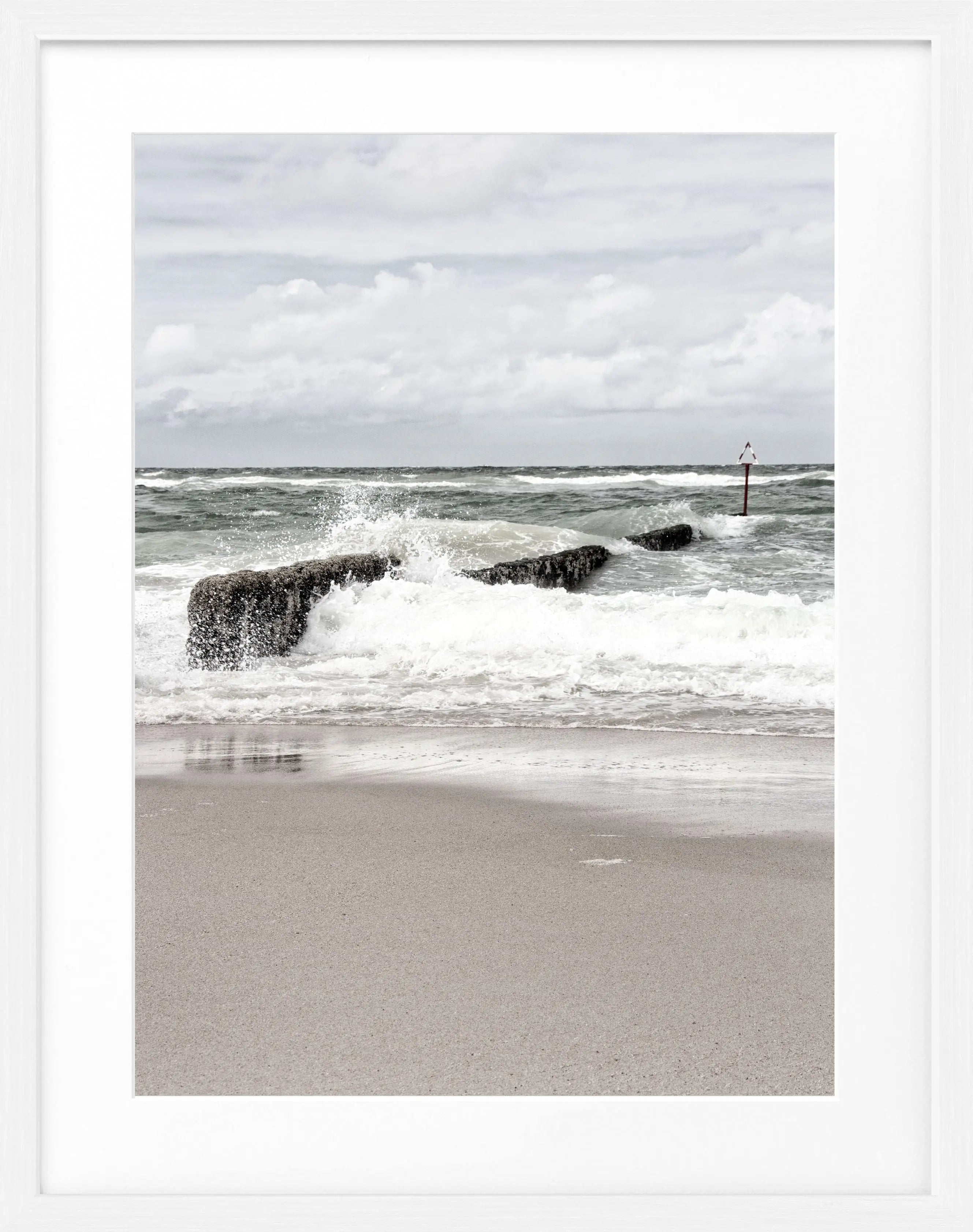 Poster mit Rahmen ’Buhne’ Sylt SY61 - Wandbilder