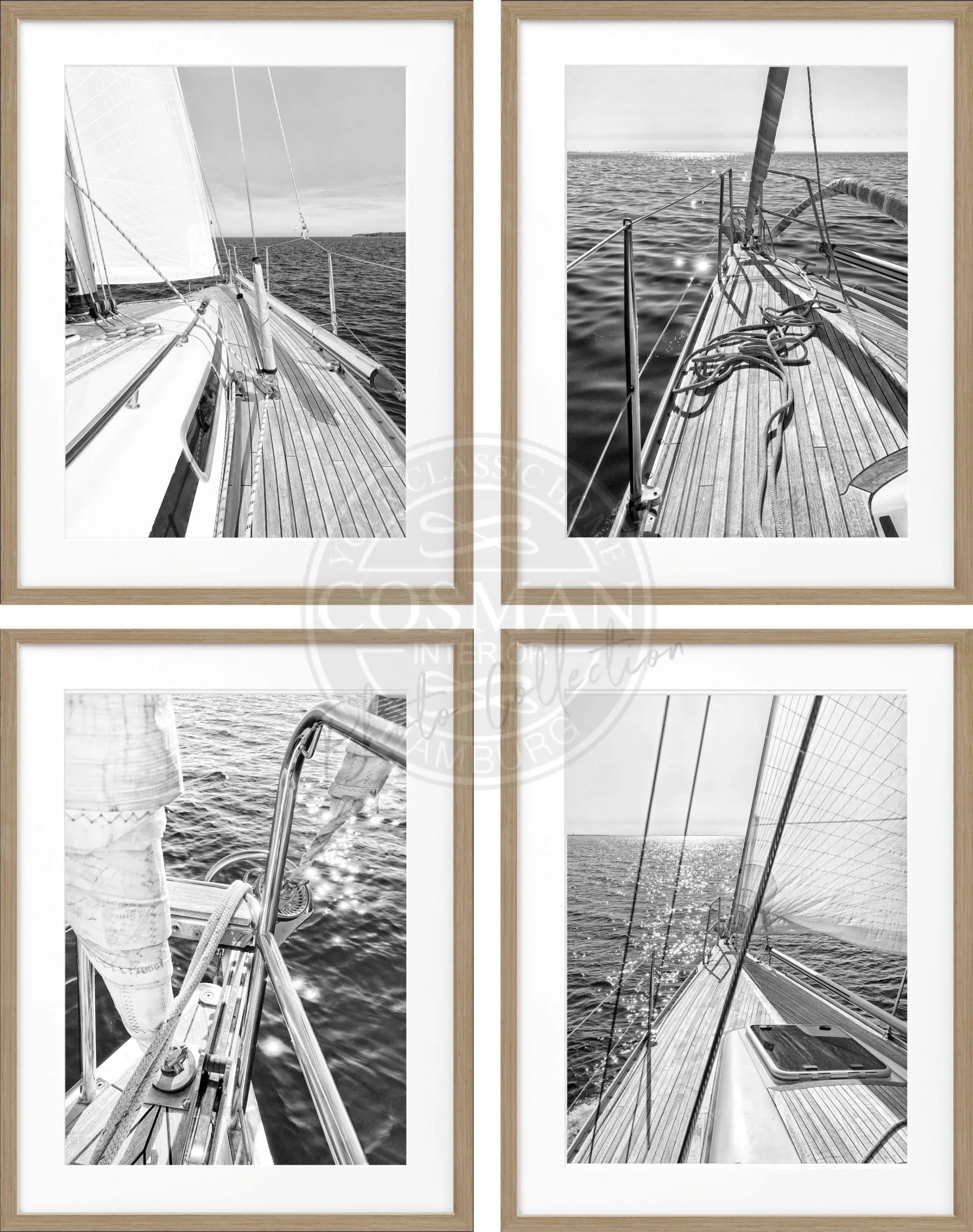 Bilderwand 4.er Set Sailing Format L - Set 3 by COSMAN-Photocollection