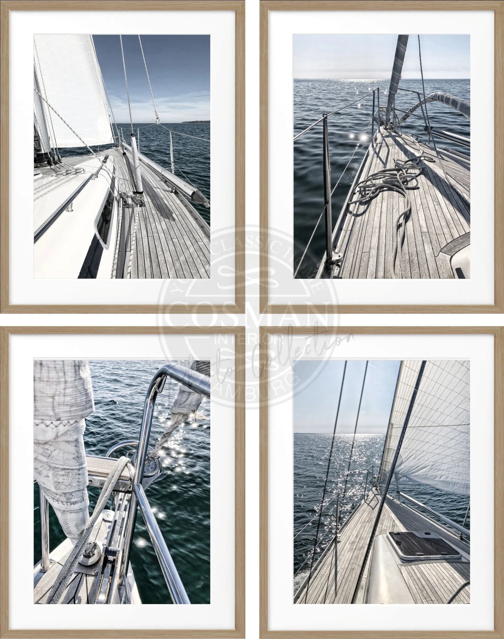 Bilderwand 4.er Set Sailing Format L - Set 3 by COSMAN-Photocollection