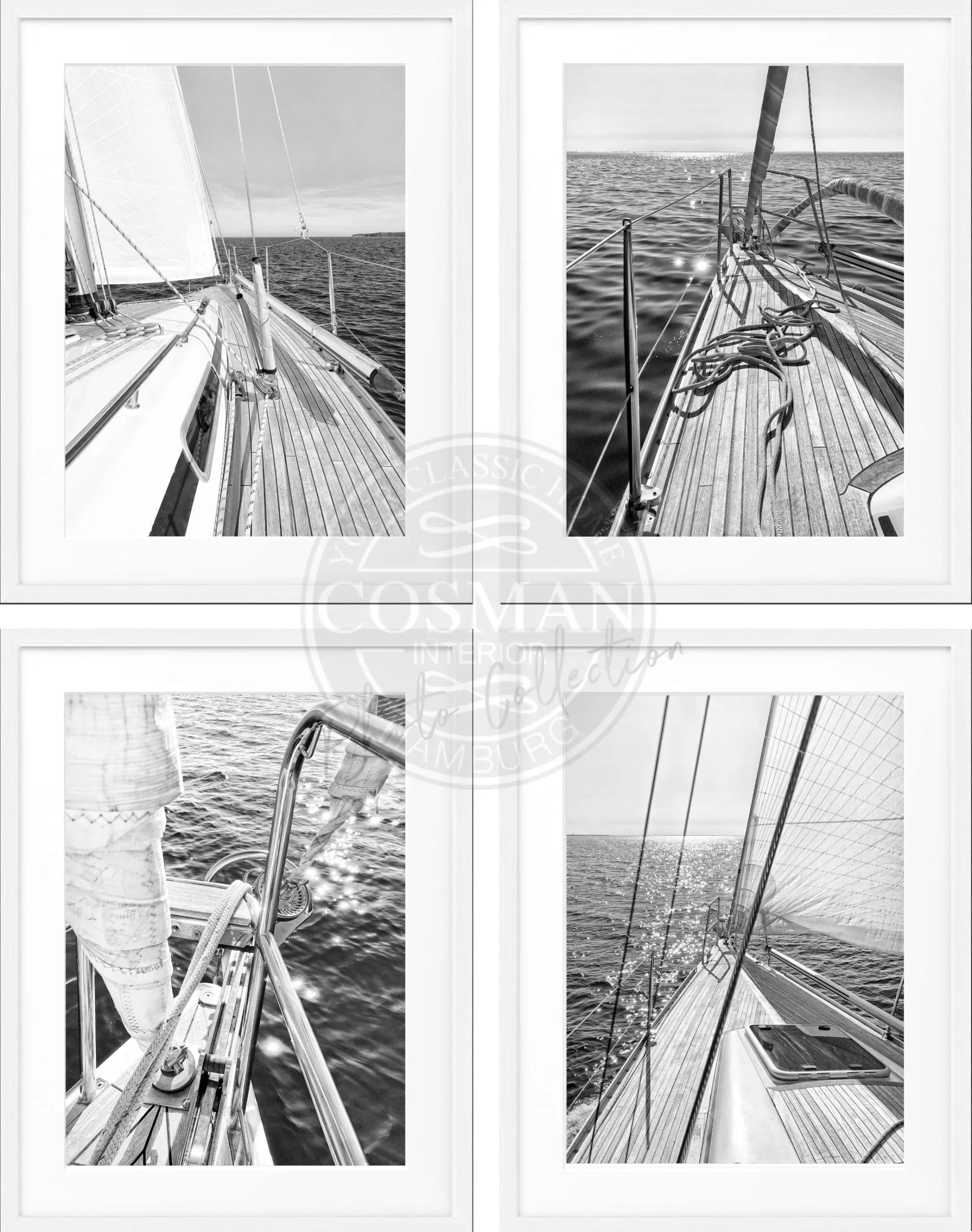 Bilderwand 4.er Set Sailing Format L - Set 3 by COSMAN-Photocollection