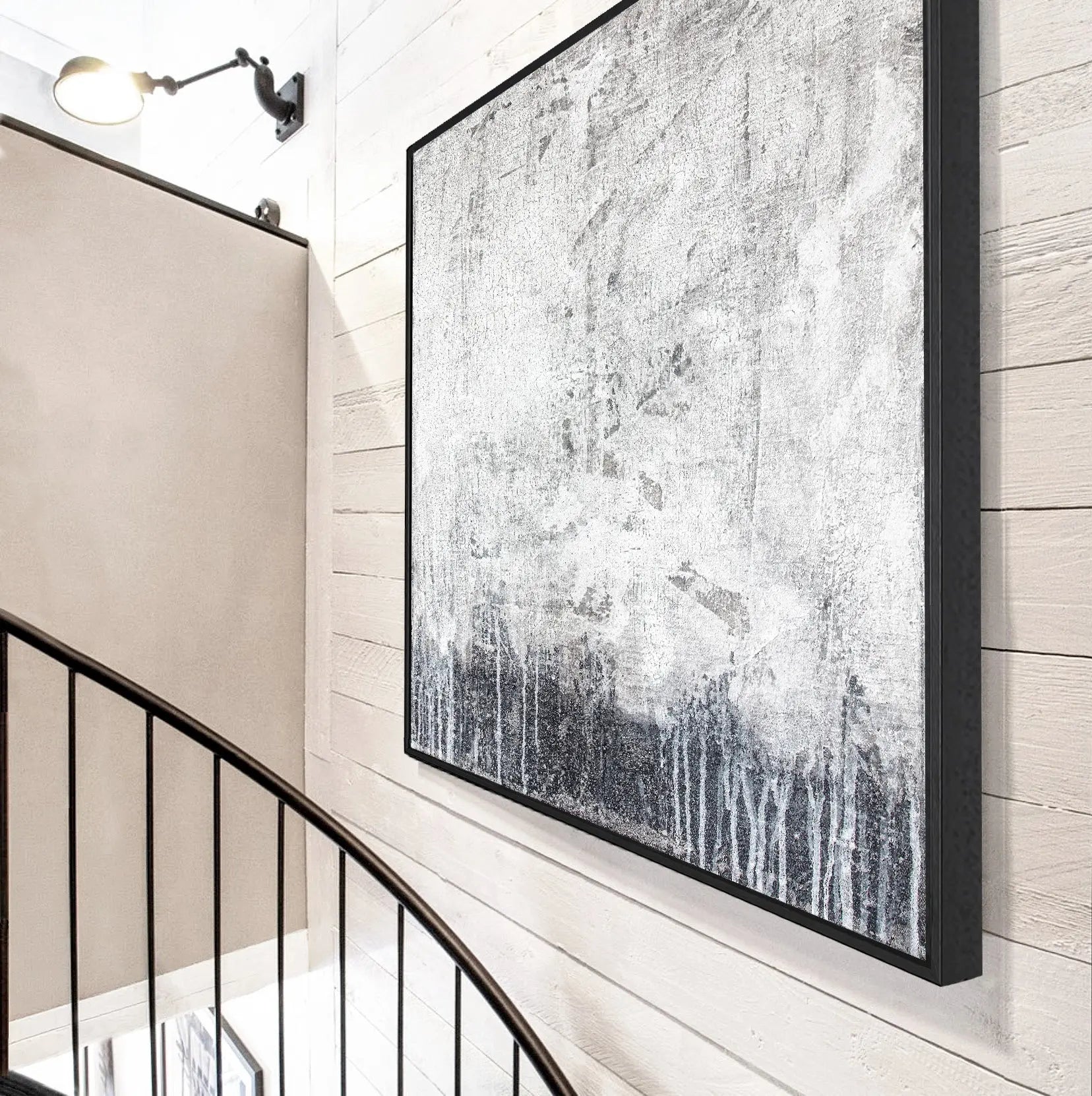 Wandbild GM18Q Abstrakt ’Struktur’ - Druck auf Leinwand