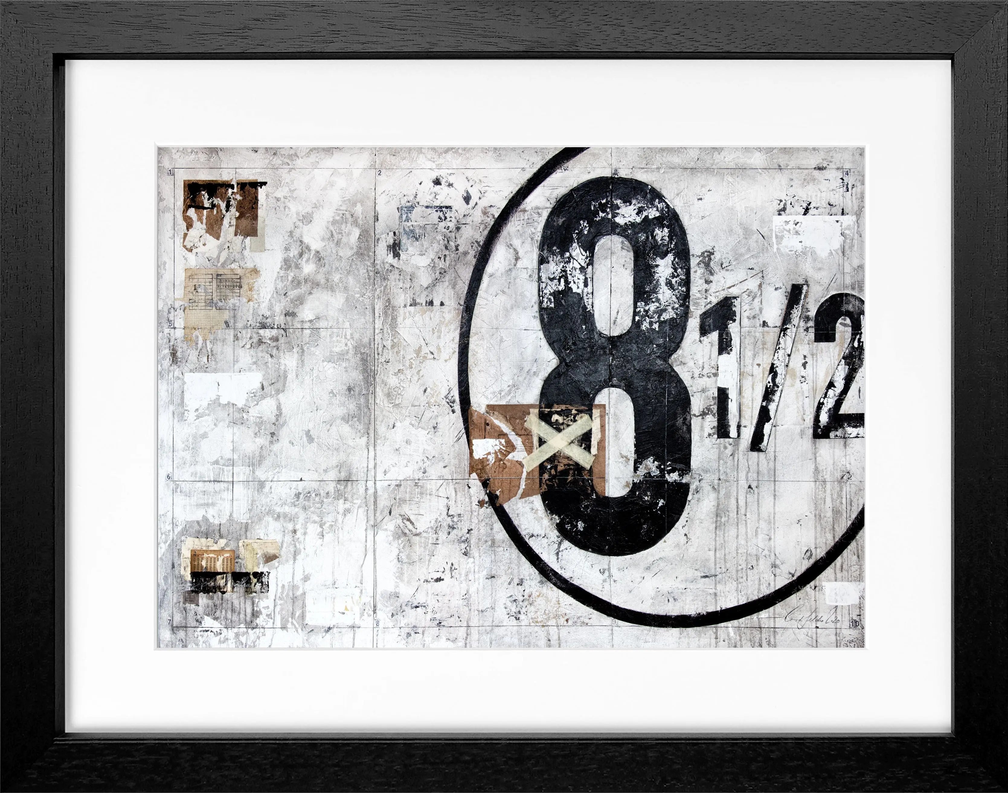 Poster mit Rahmen Achteinhalb GM01 - Wandbilder