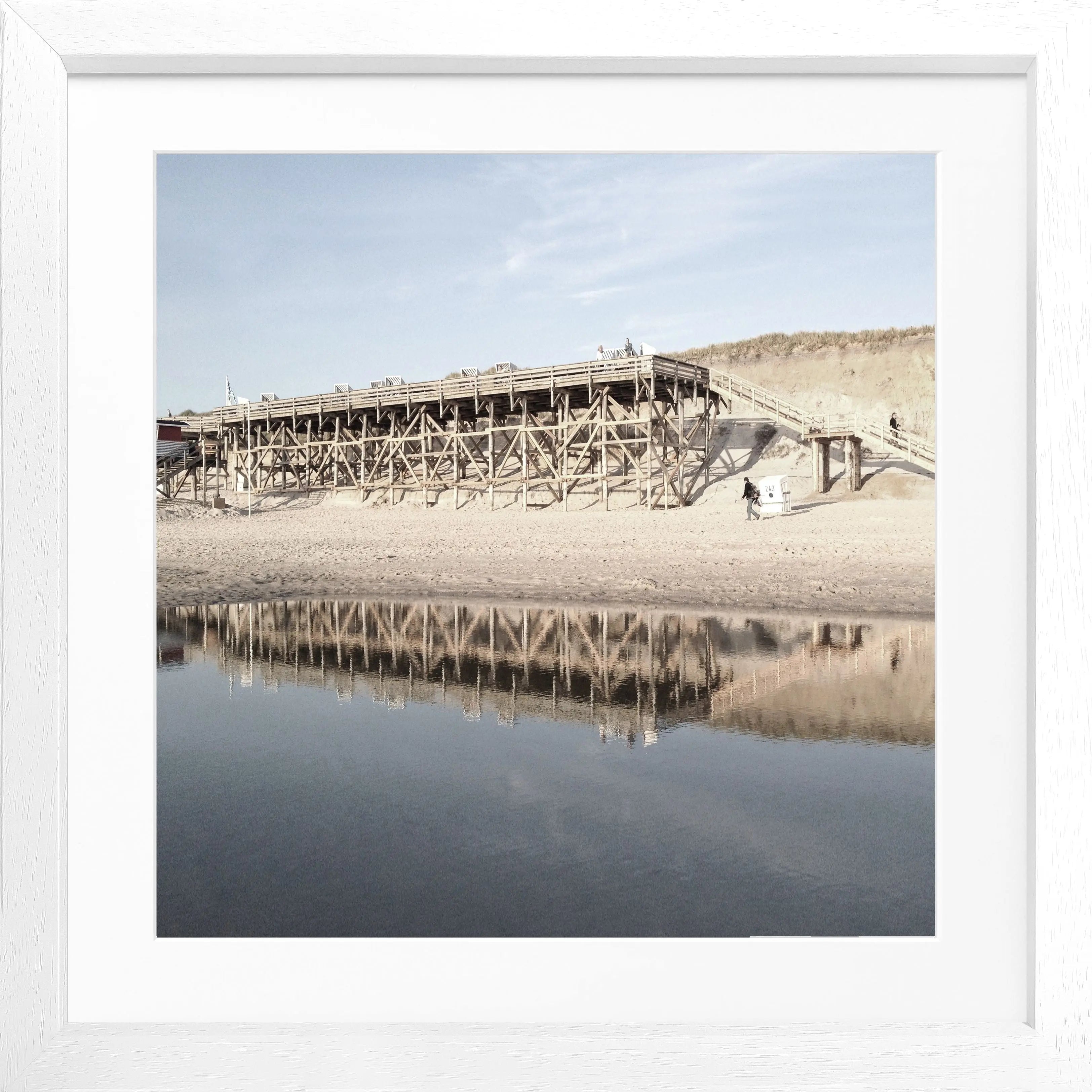 Poster mit Rahmen Sylt ’Strand Kampen’ SY55Q - Wandbilder