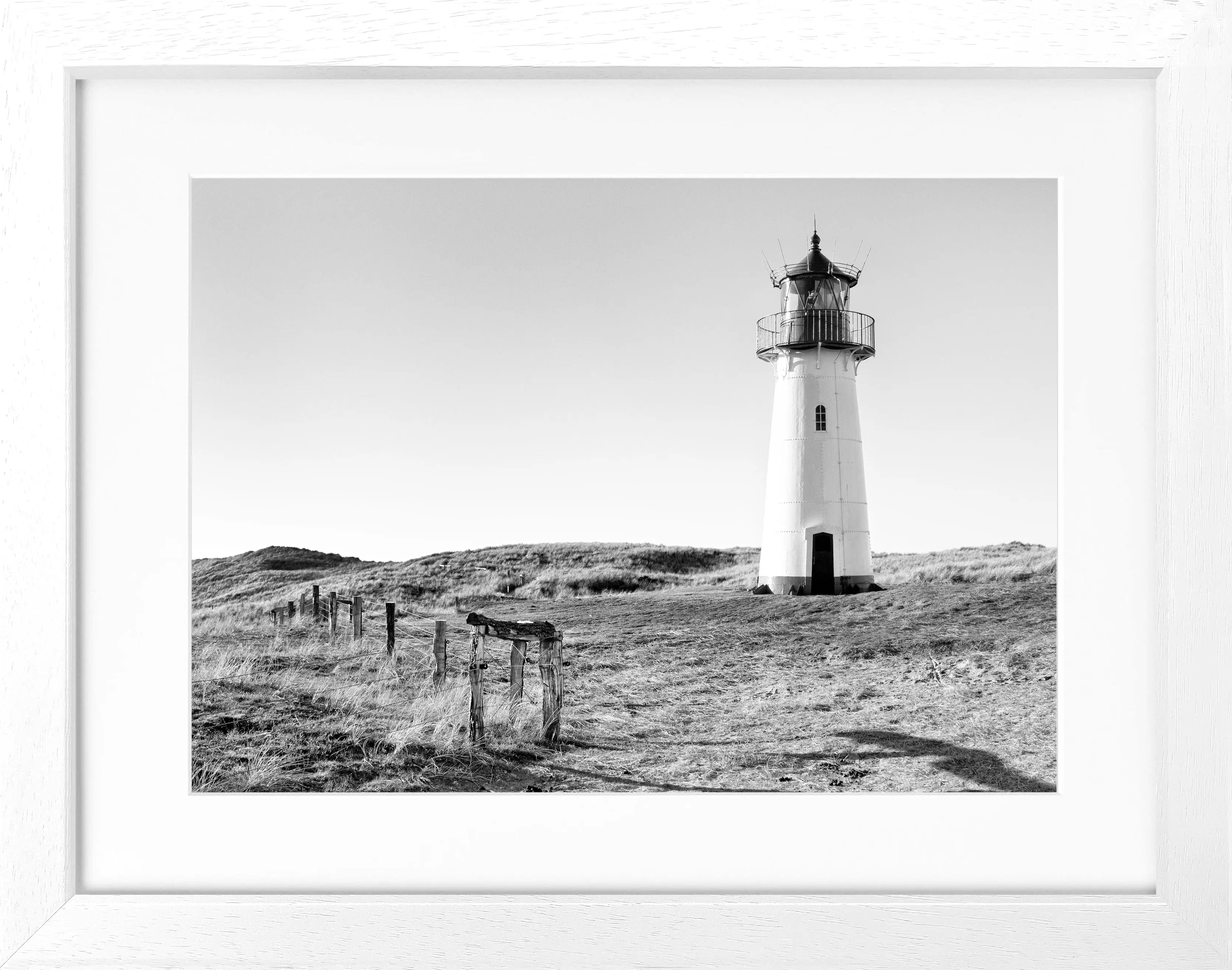 Poster mit Rahmen Sylt ’Leuchtturm List’ SY74 - Wandbilder