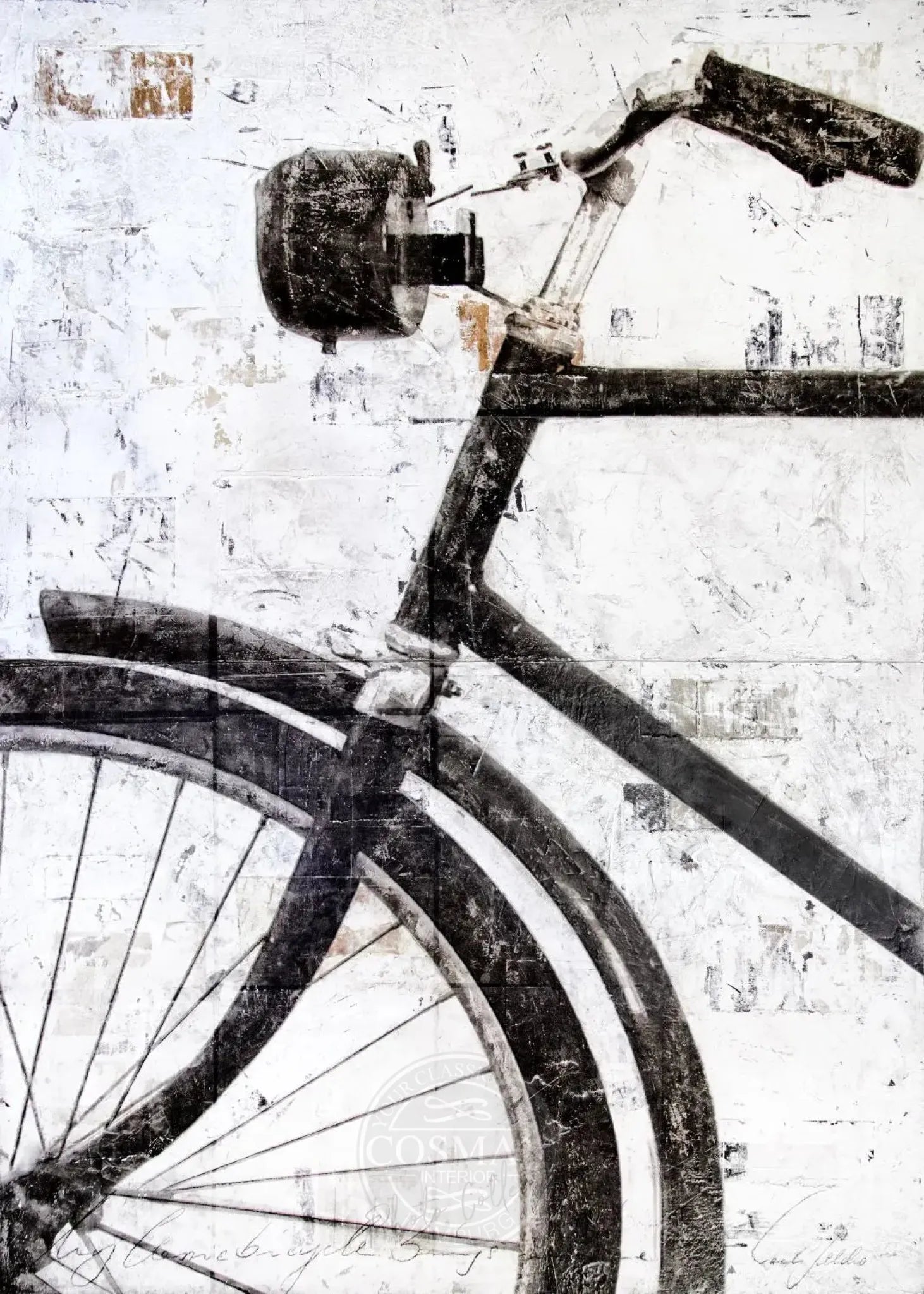 A4-Poster von Cosman-Photocollection mit Fahrrad-Design, weißer Rand, 21x29,7 cm, hochwertiger Druck auf stabilem Papier