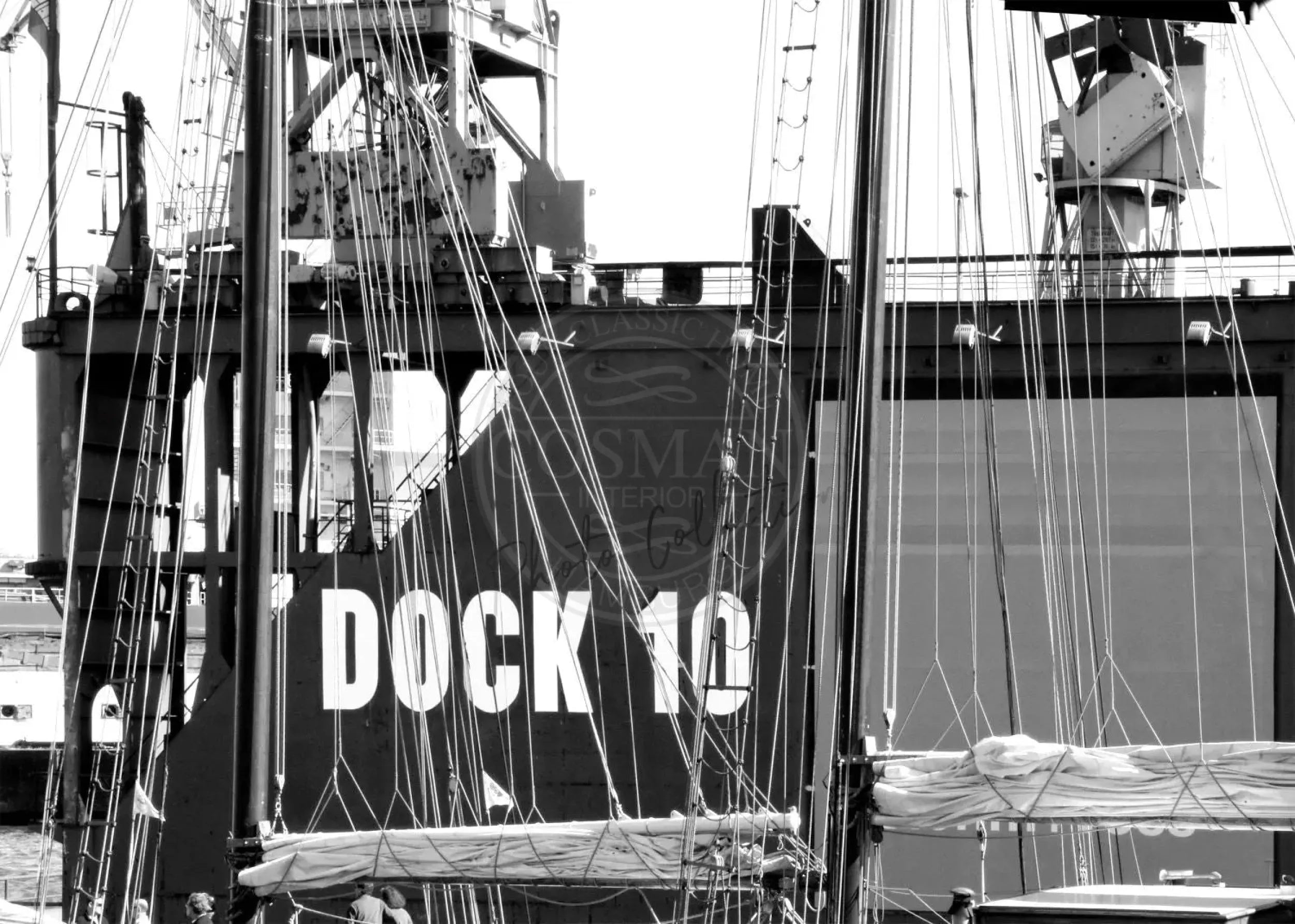 Poster / Druck Hamburg Hafen ’Dock 10’ HH05E by Cosman-Photocollection
