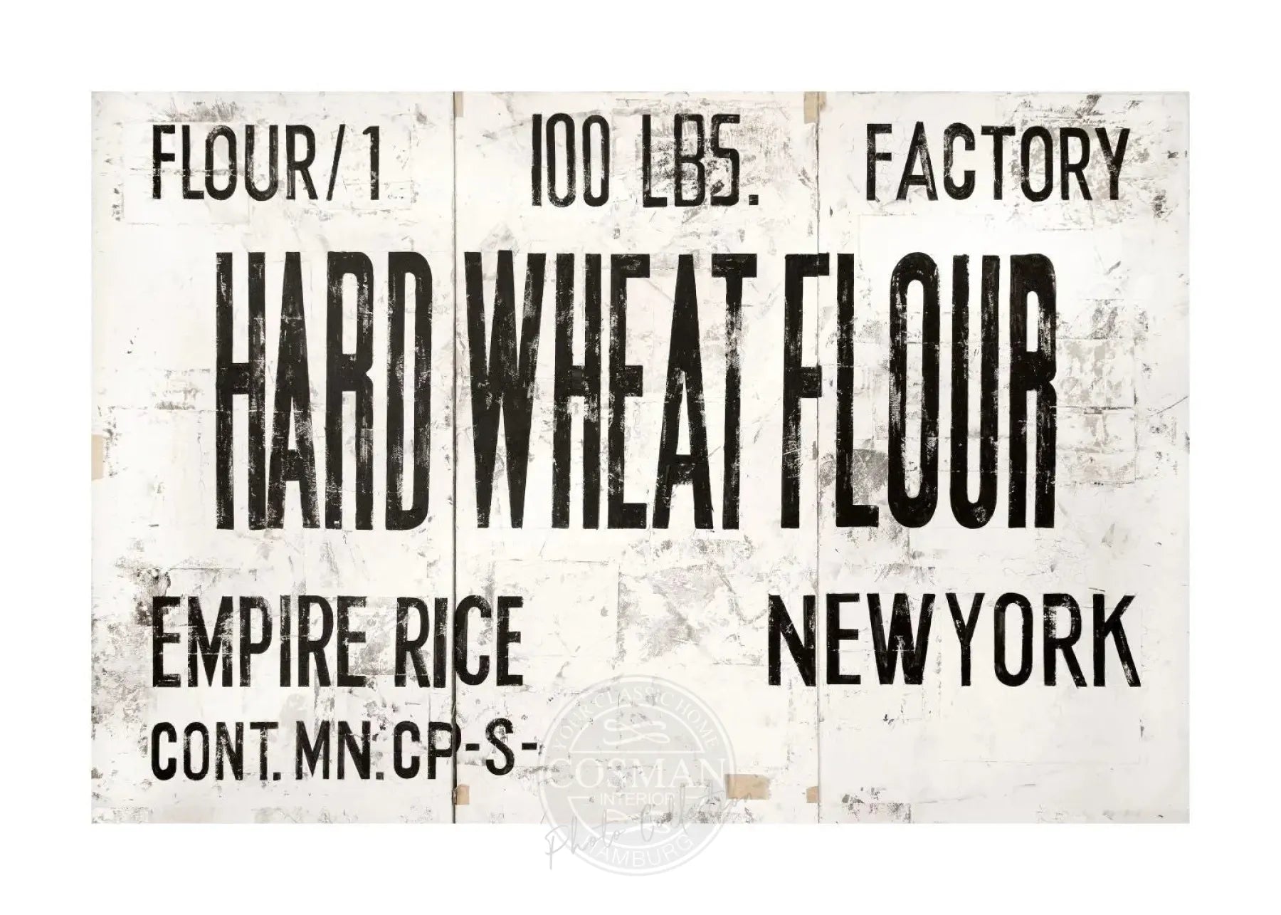 New York ’Wheat’ GM13 Poster von Cosman-Photocollection, A4-Format mit weißem Rand, detailreiches Stadtbilddruck