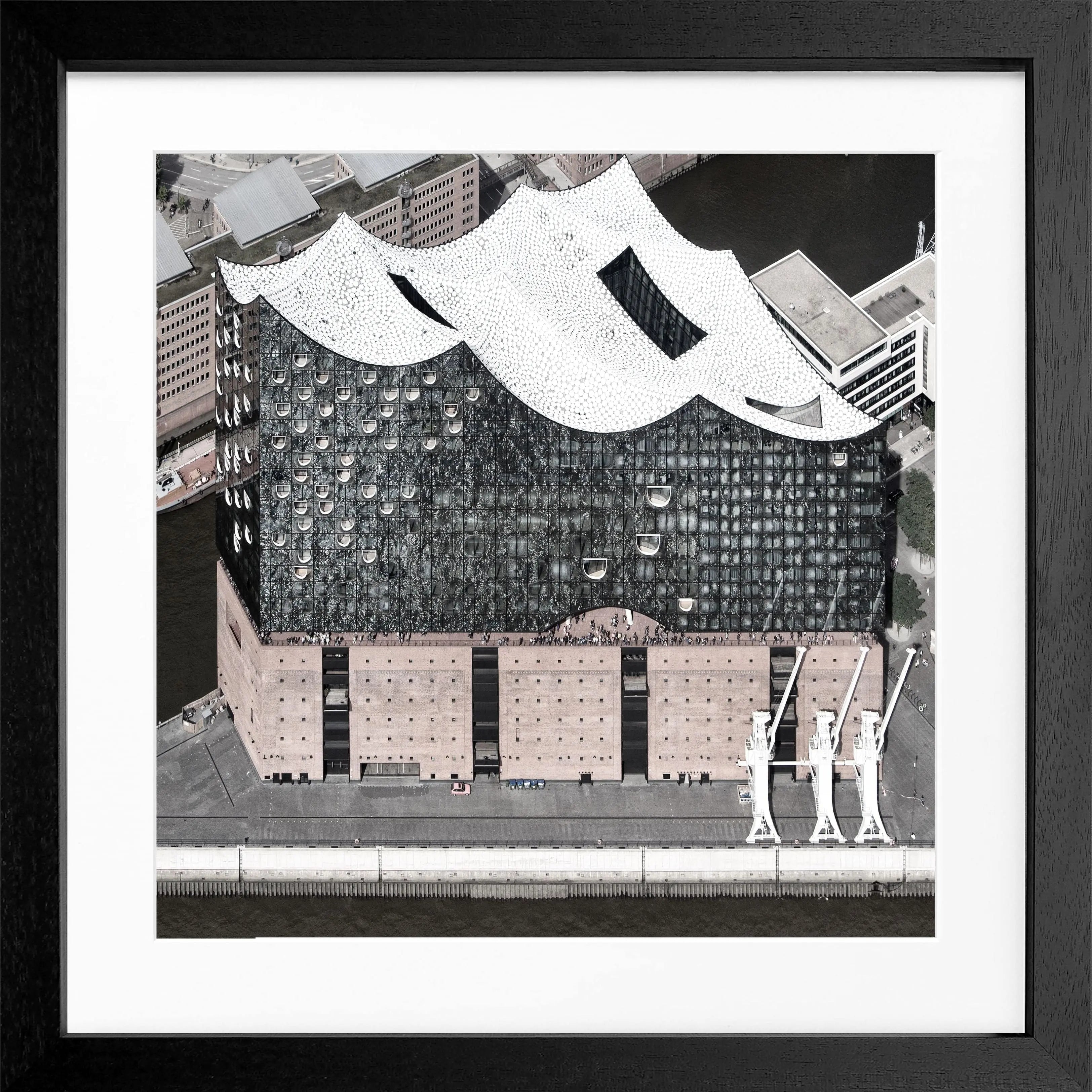 Poster mit Rahmen Hamburg ’Elphi’ HH47 - Wandbilder
