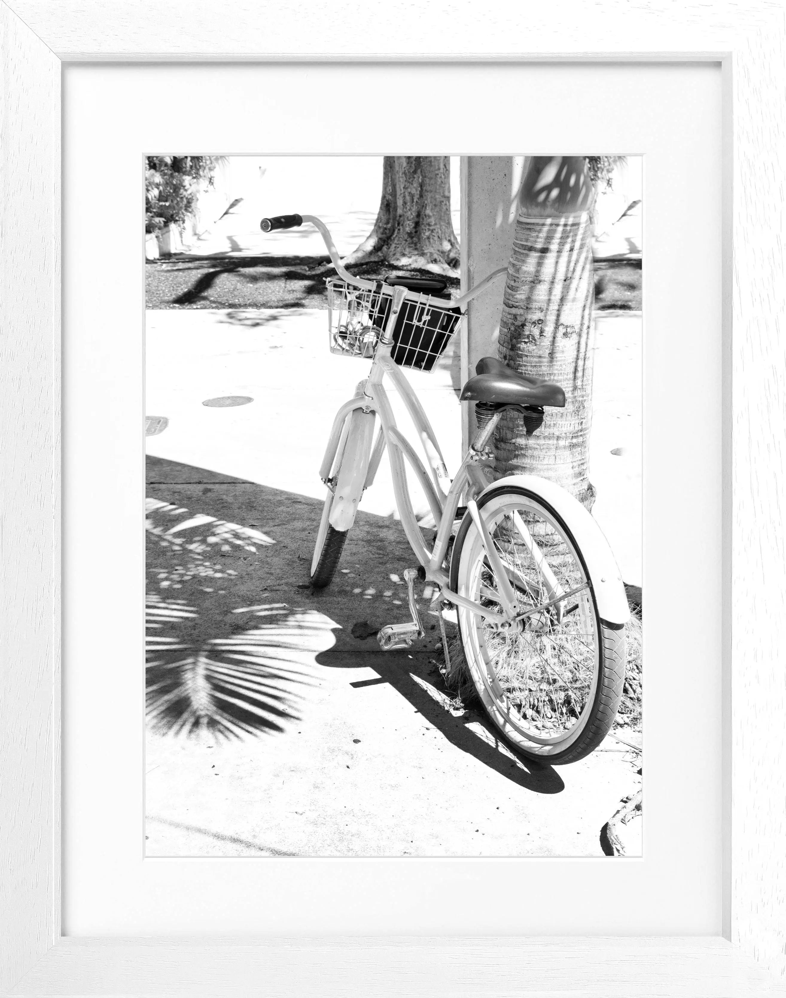 Poster mit Rahmen Florida Key West ’Bike’ FL29 - Wandbilder