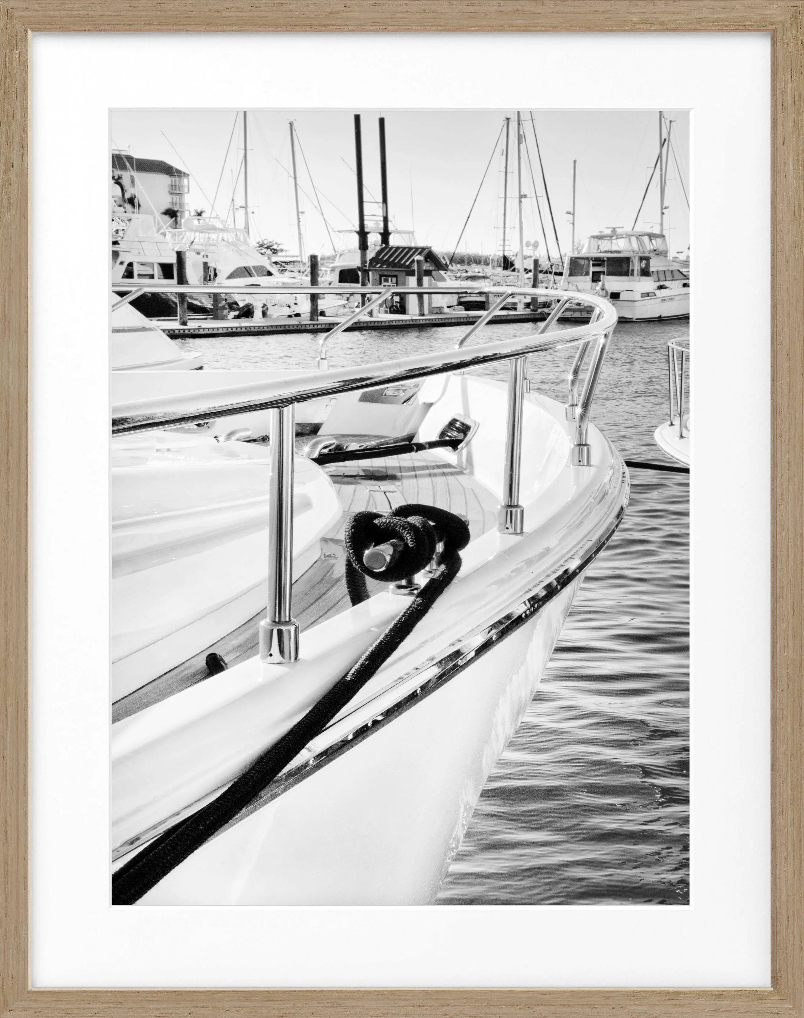 Poster mit Rahmen Florida Key West ’Boat’ FL37 - Wandbilder