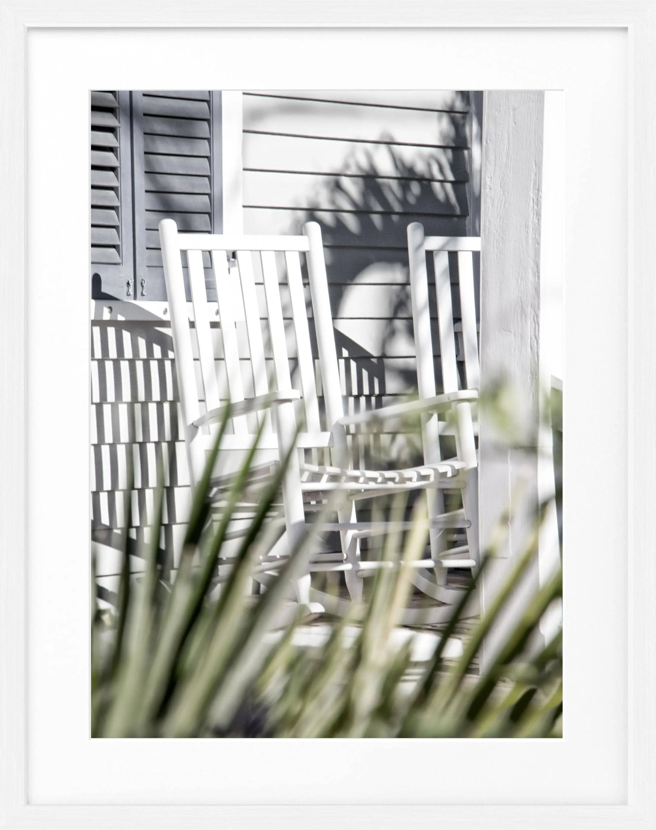 Poster mit Rahmen Florida Key West ’Deckchair’ FL24