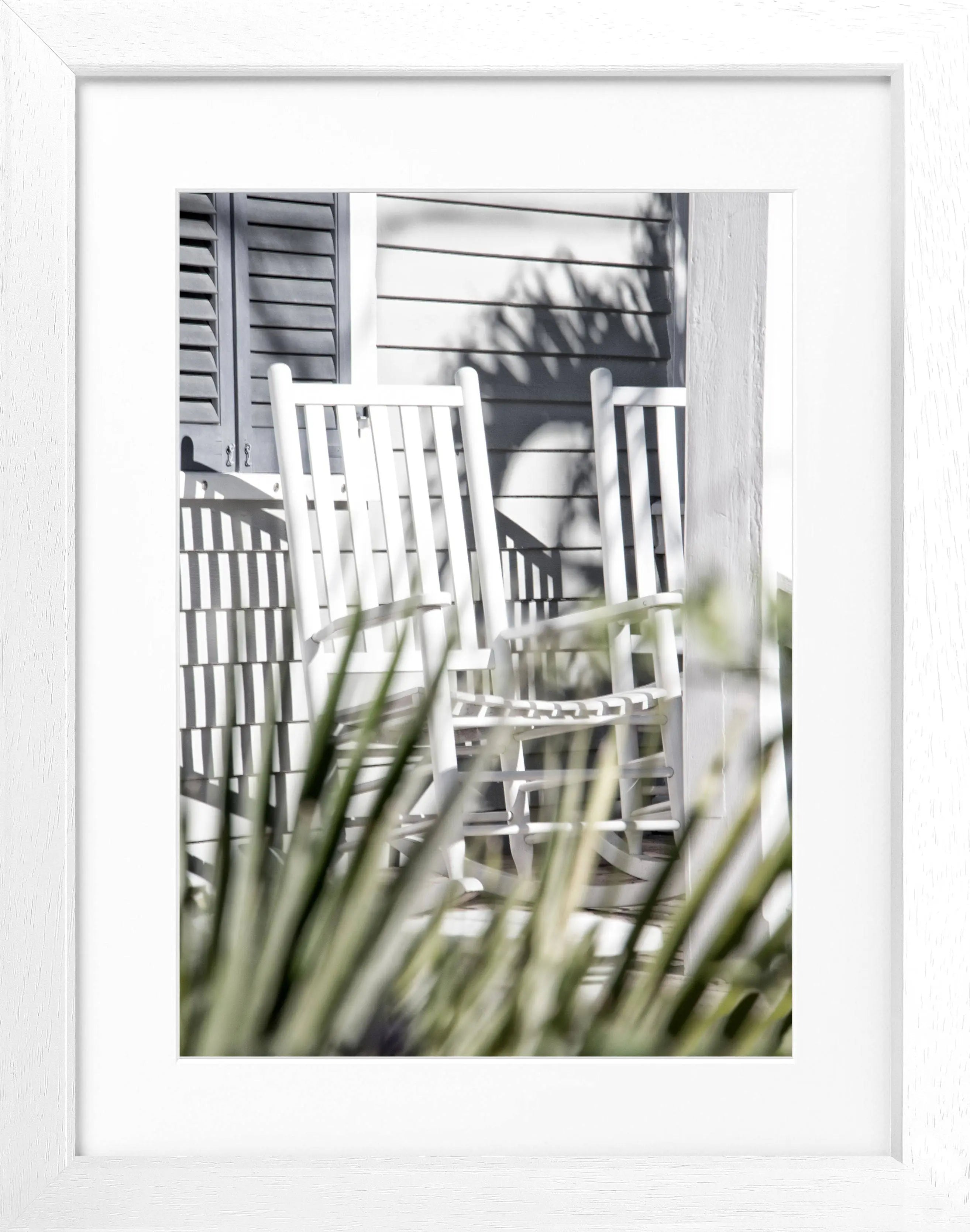 Poster mit Rahmen Florida Key West ’Deckchair’ FL24