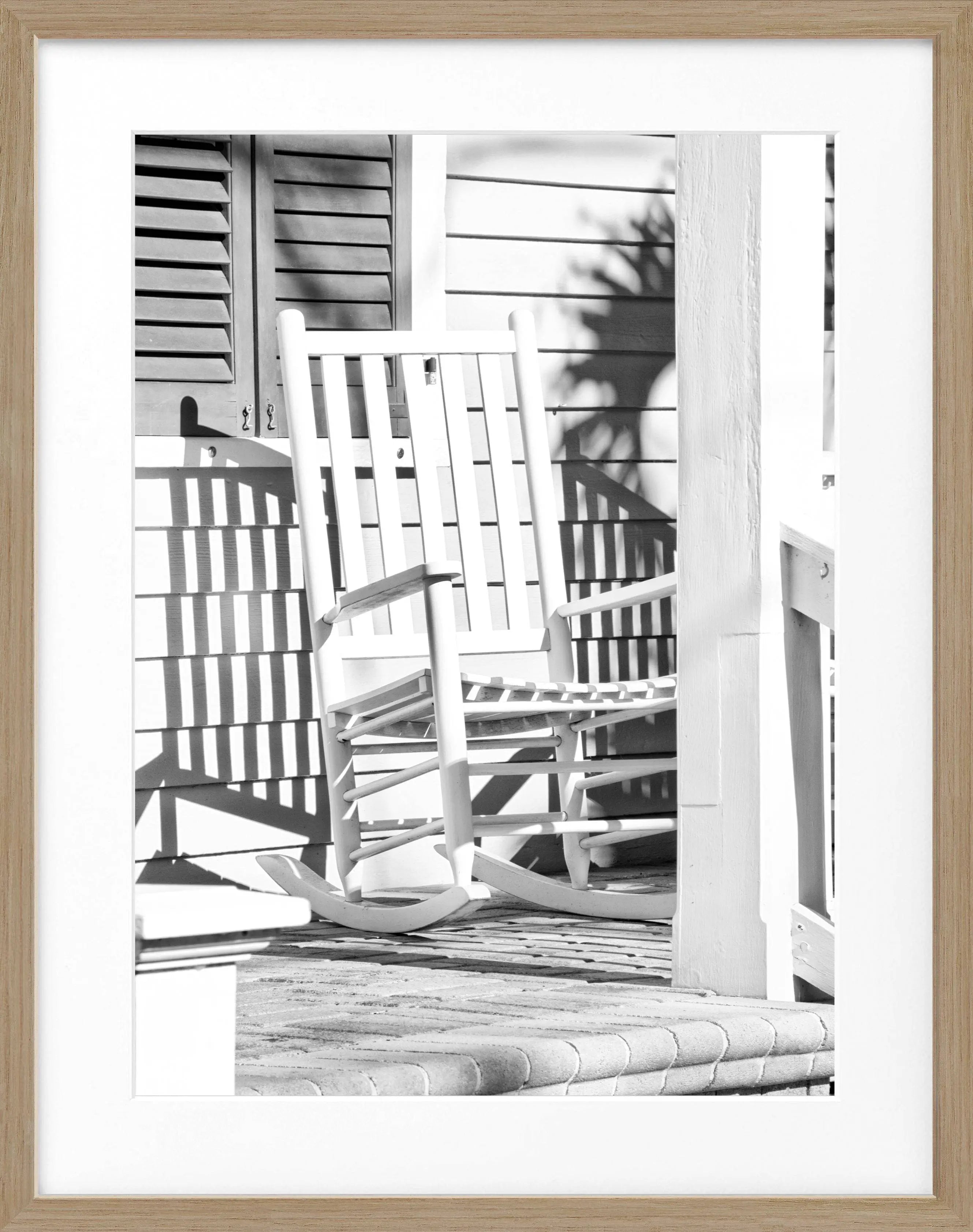 Poster mit Rahmen Florida Key West ’Deckchair’ FL27