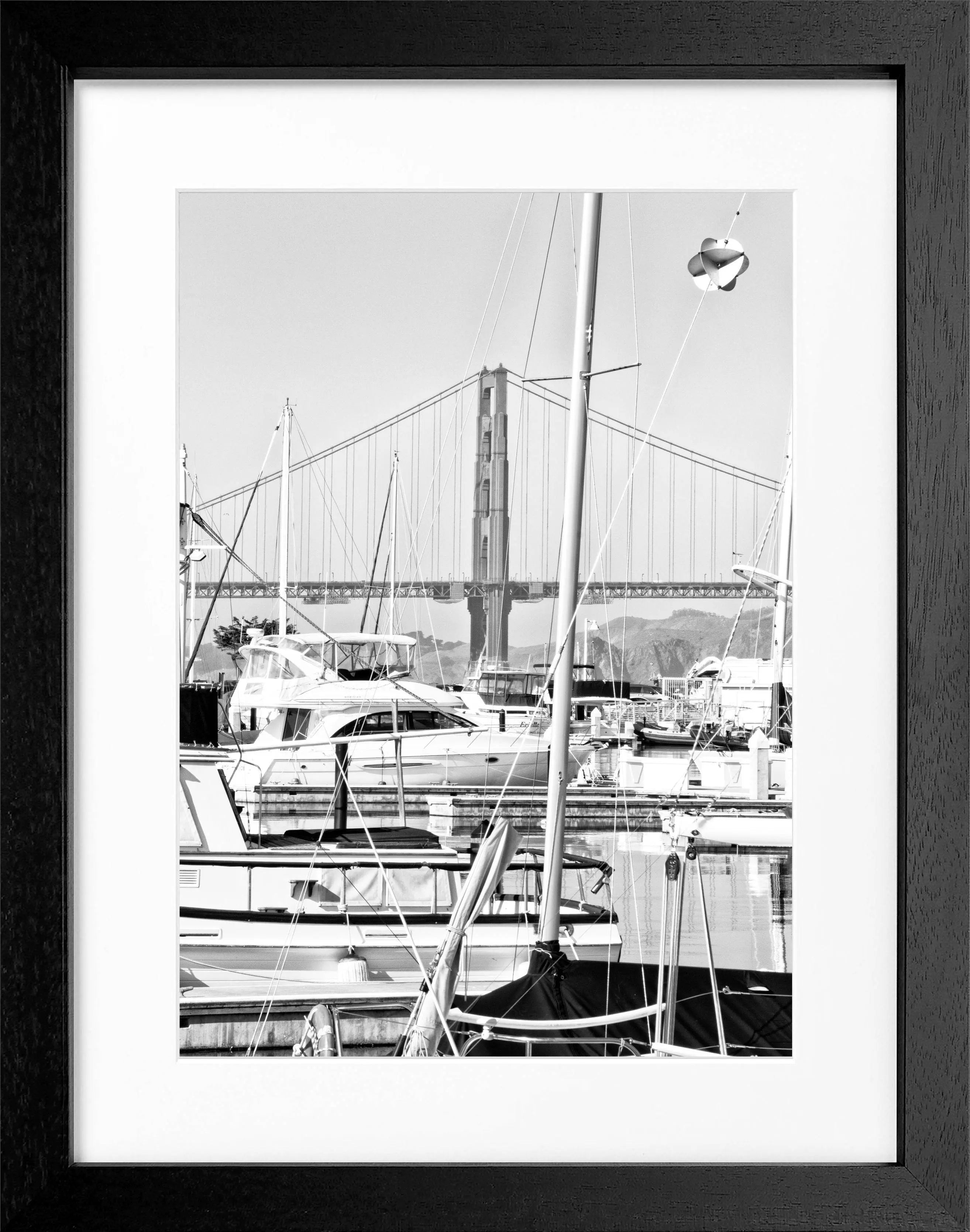 Poster mit Rahmen ’Golden Gate Bridge’ San Francisco SF15