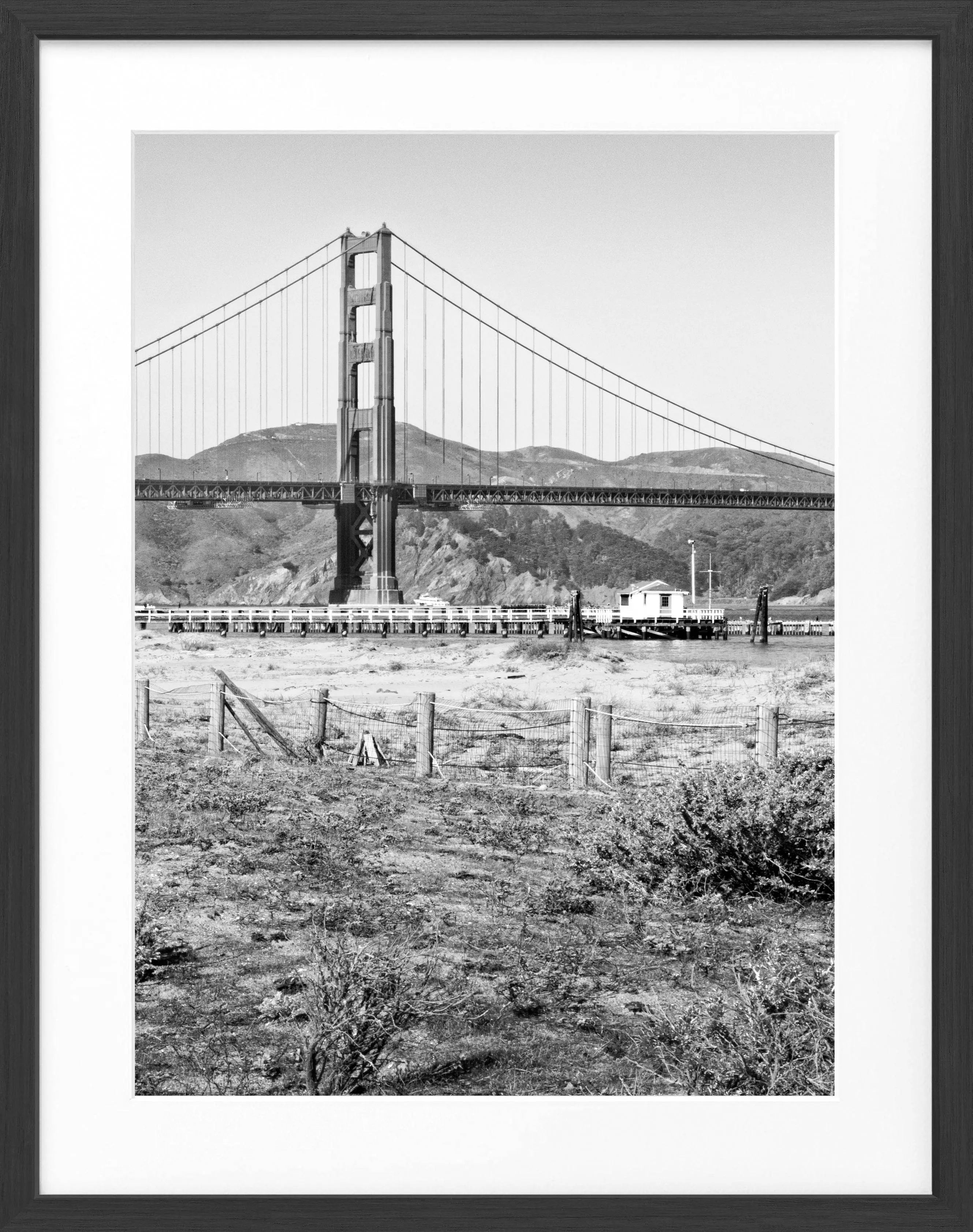 Poster mit Rahmen ’Golden Gate Bridge’ San Francisco SF44