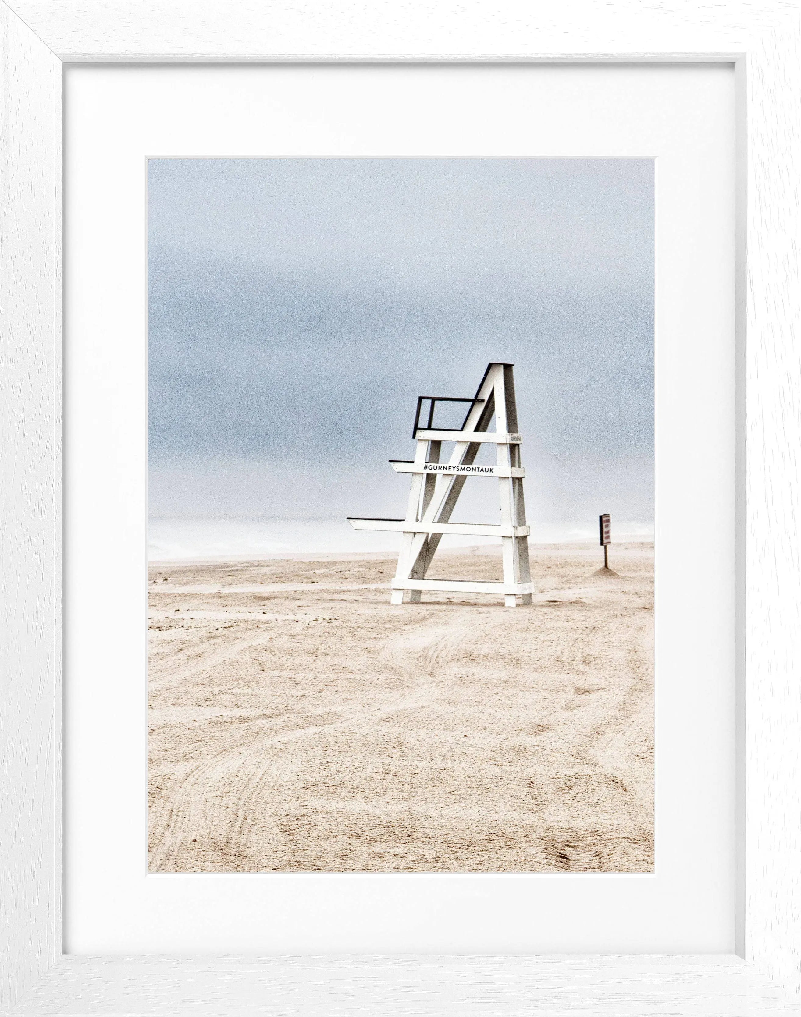 Poster mit Rahmen Hamptons Long Island ’Beach’ HM27