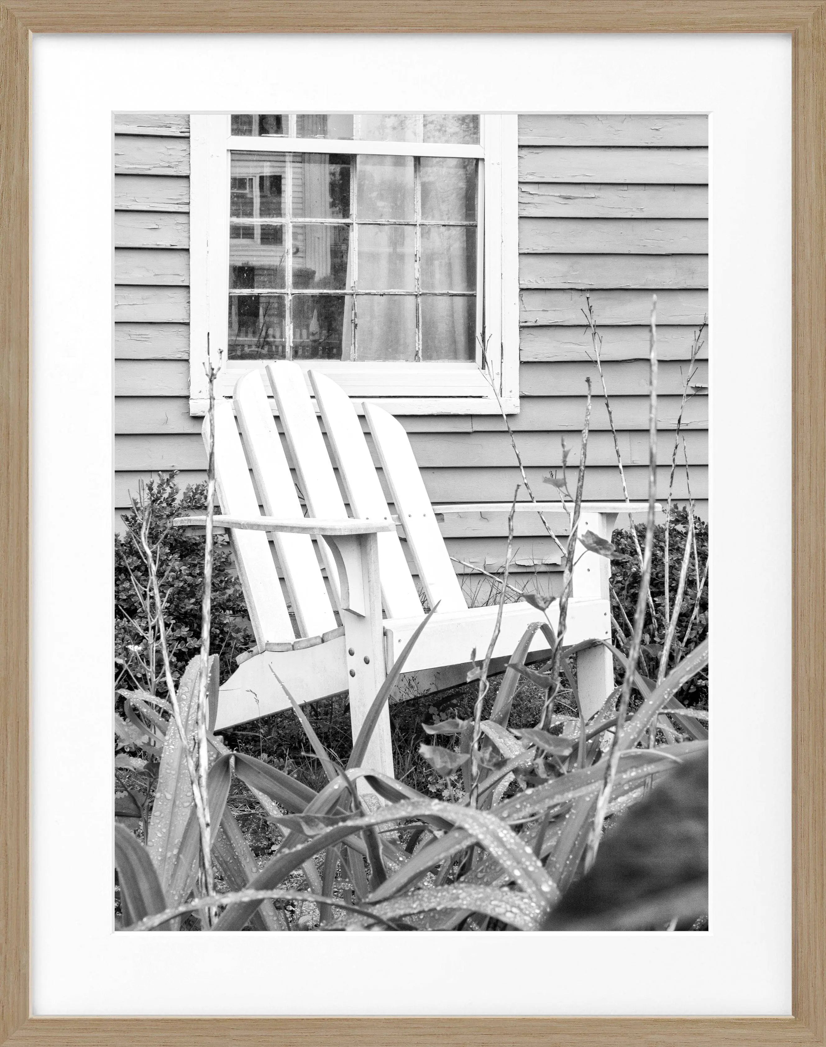 Poster mit Rahmen Hamptons Long Island ’Deckchair’ HM14
