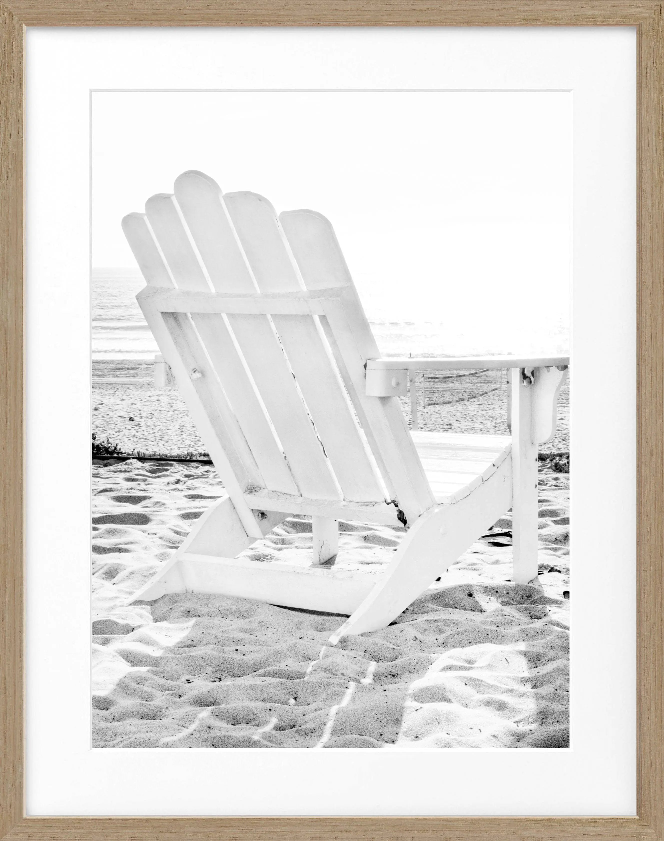 Poster mit Rahmen Kalifornien ’Deckchair’ K181 - Wandbilder