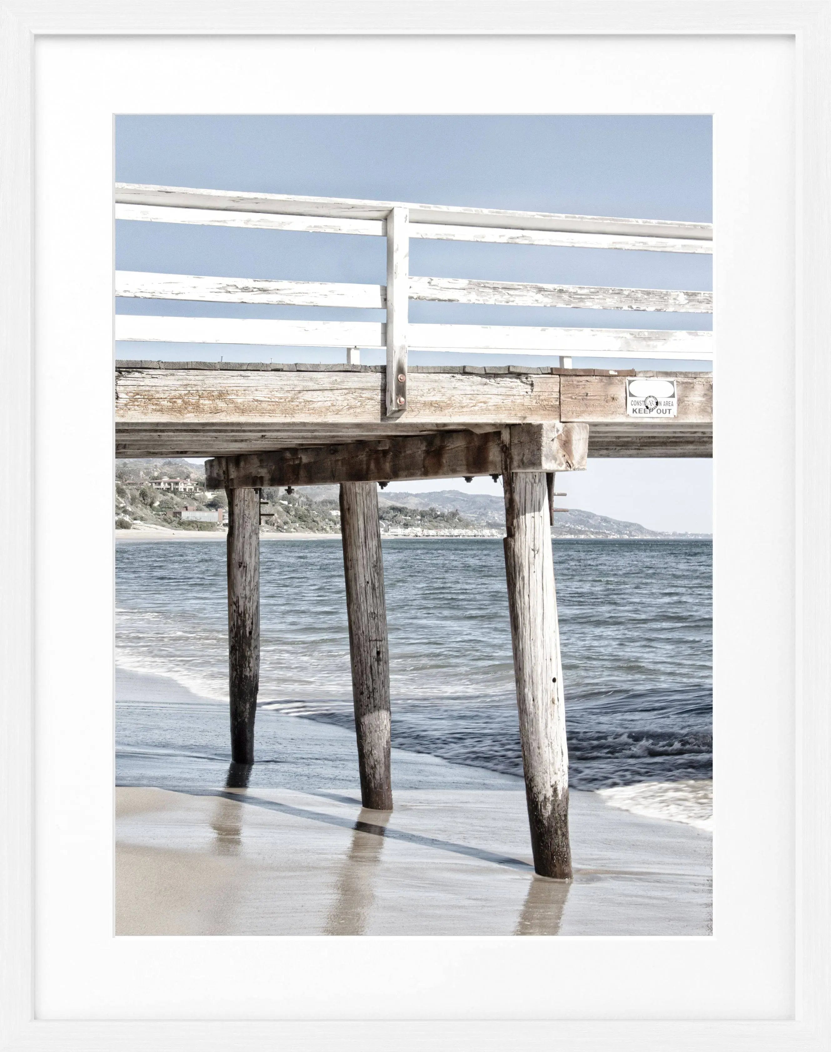 Poster mit Rahmen Kalifornien Malibu ’Pier’ K68 - Wandbilder