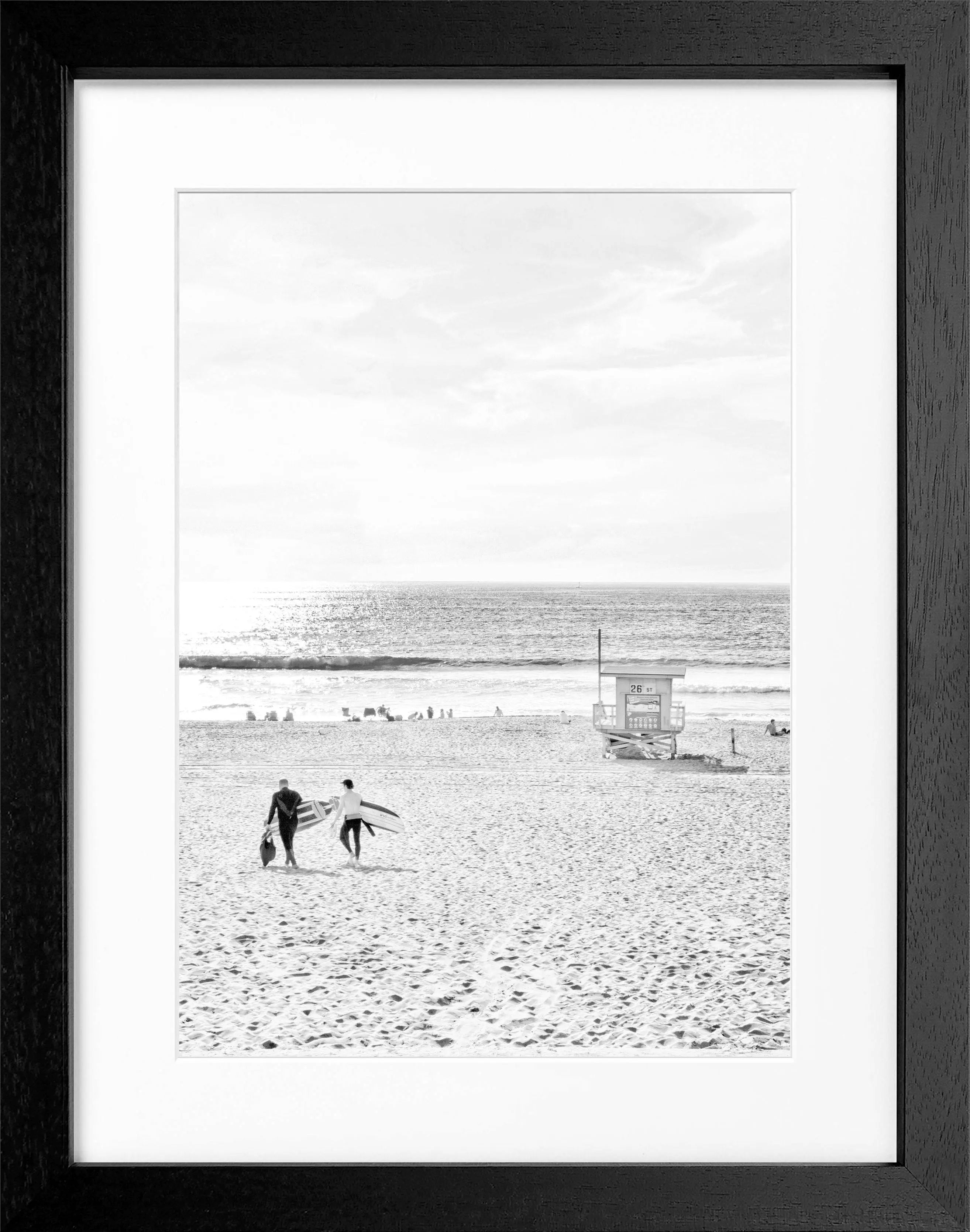 Poster mit Rahmen Kalifornien Manhattan Beach K183