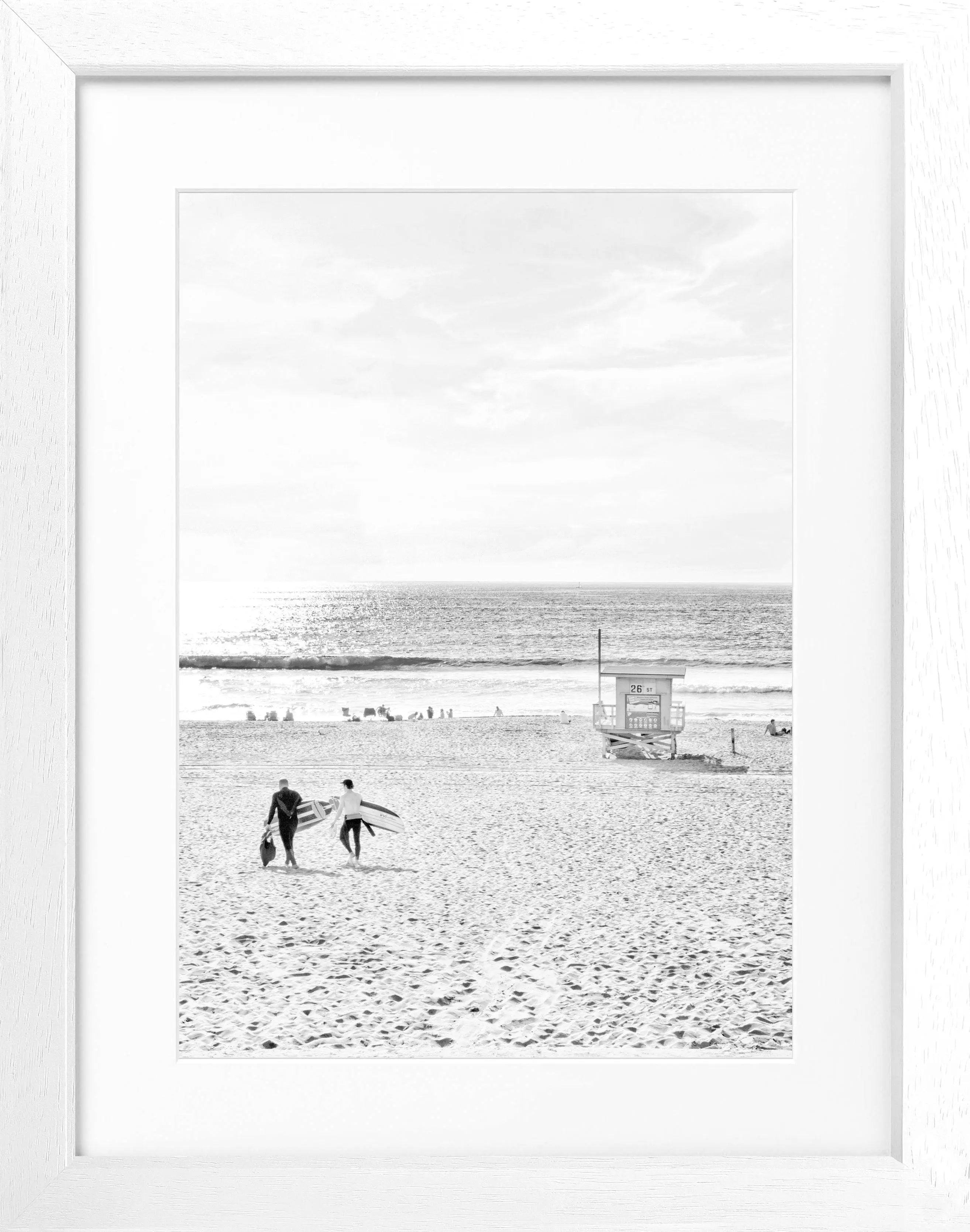 Poster mit Rahmen Kalifornien Manhattan Beach K183