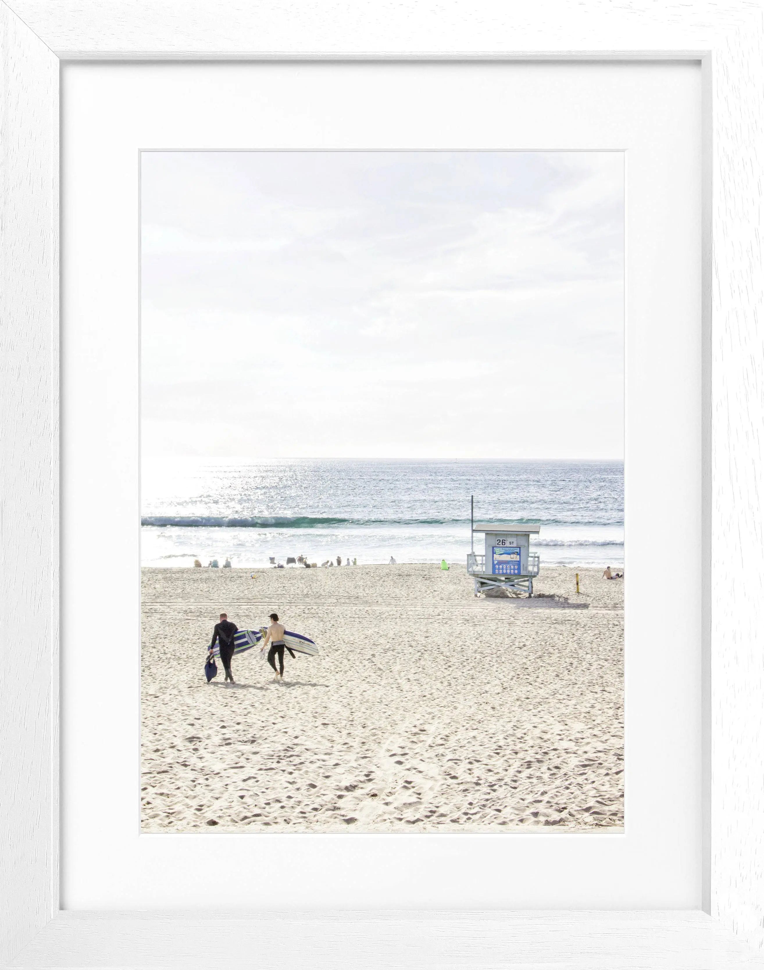 Poster mit Rahmen Kalifornien Manhattan Beach K183