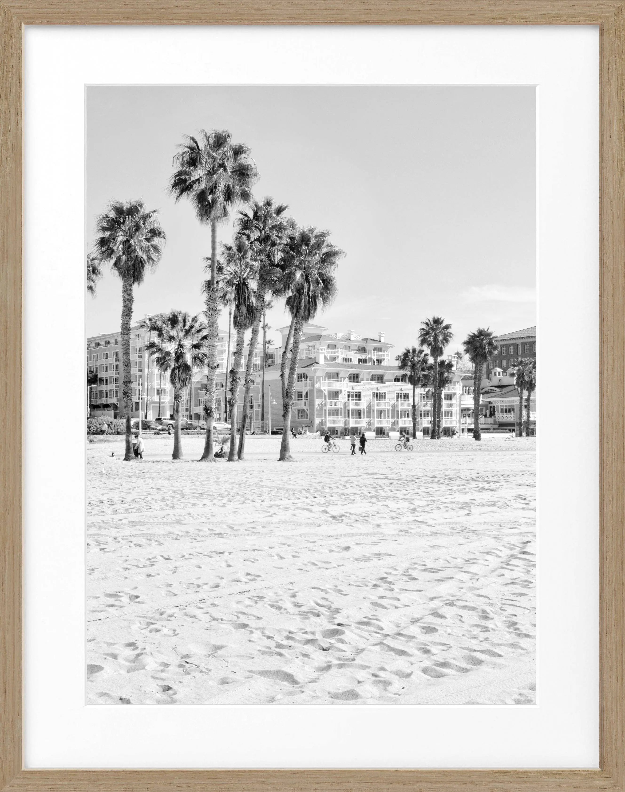 Poster mit Rahmen Kalifornien Santa Monica ’Beach’ K111