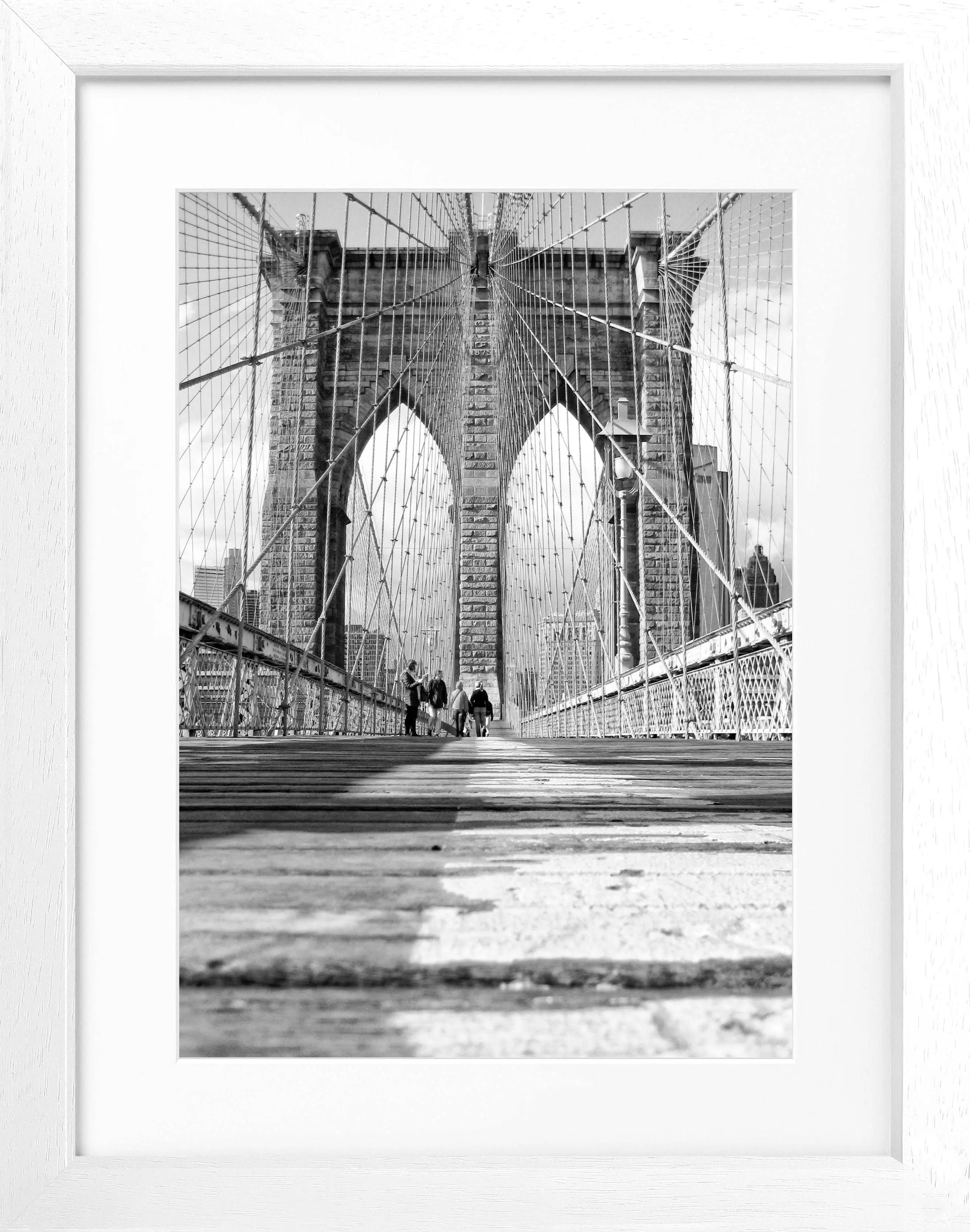 Poster mit Rahmen New York ’Brooklyn Bridge’ NY34