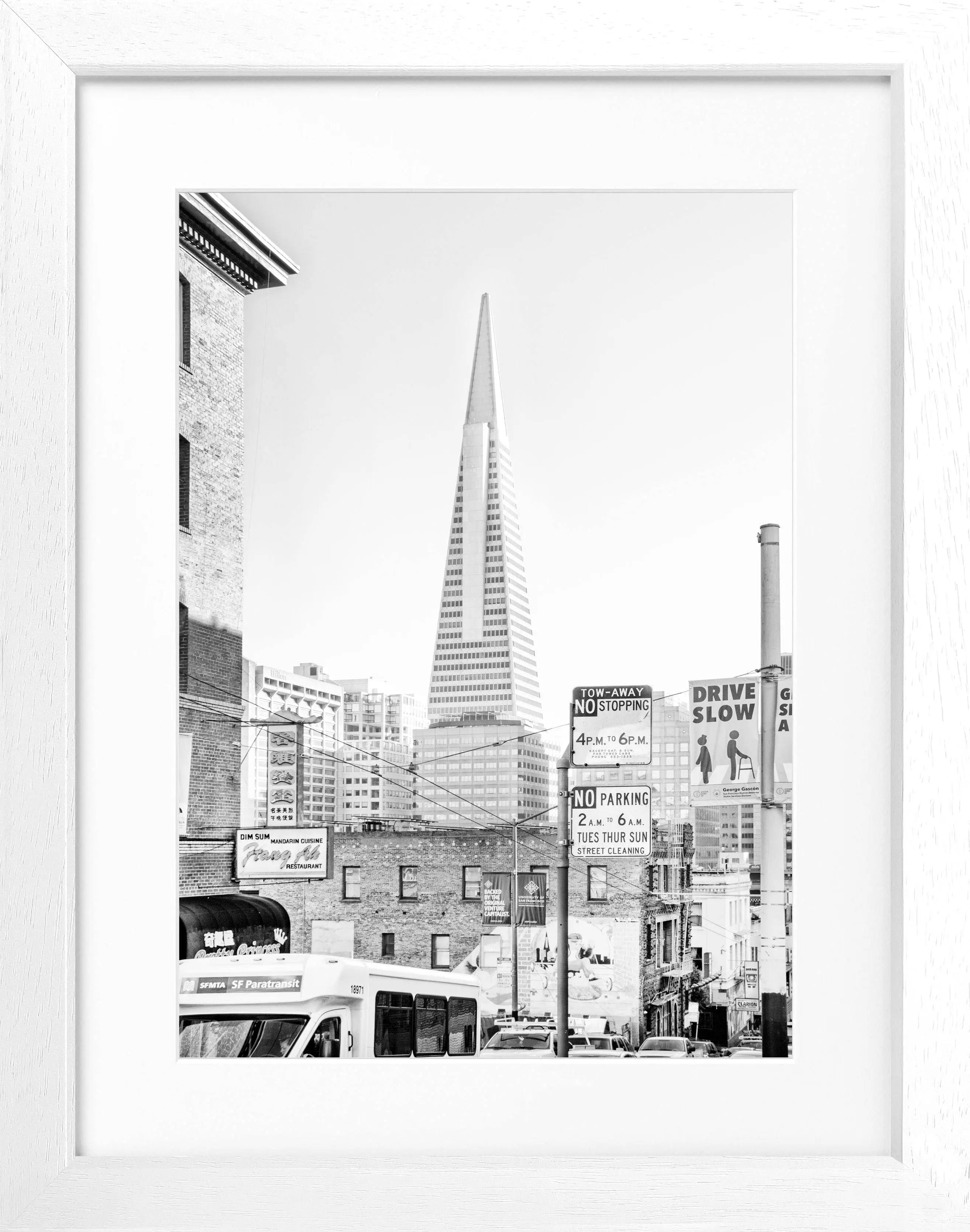 Poster mit Rahmen San Francisco ’Transamerica Pyramid