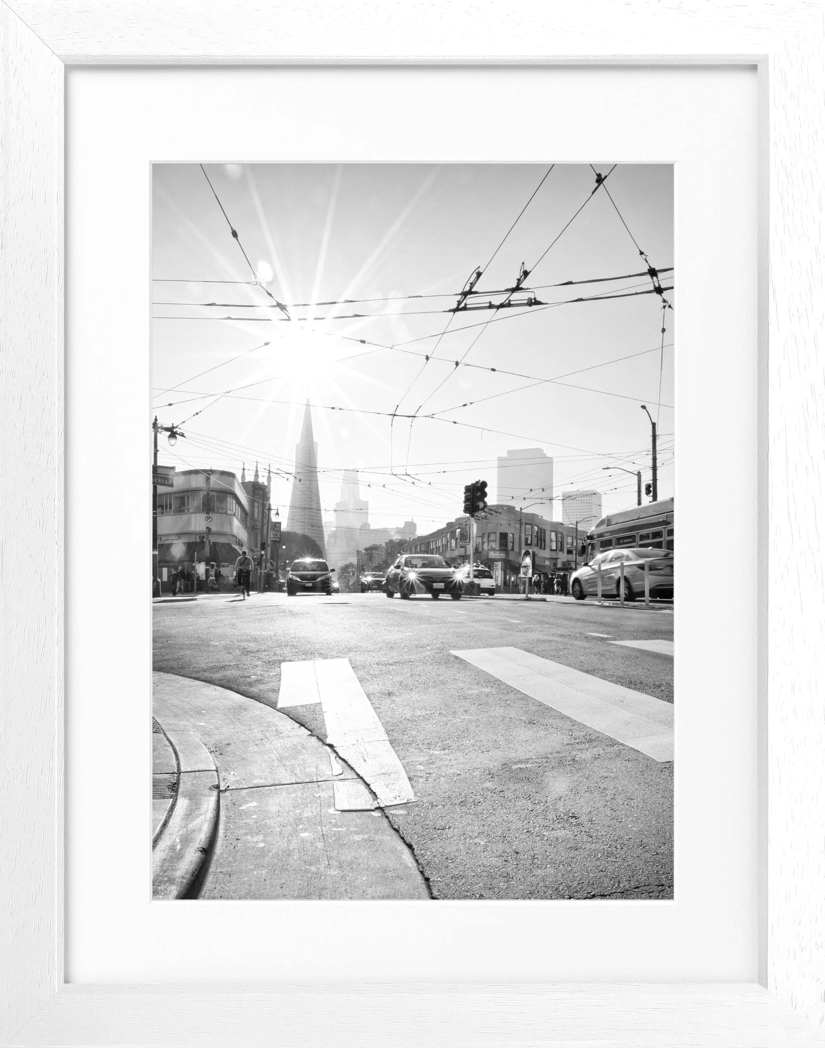 Poster mit Rahmen ’Skyline’ San Francisco SF39 - Wandbilder
