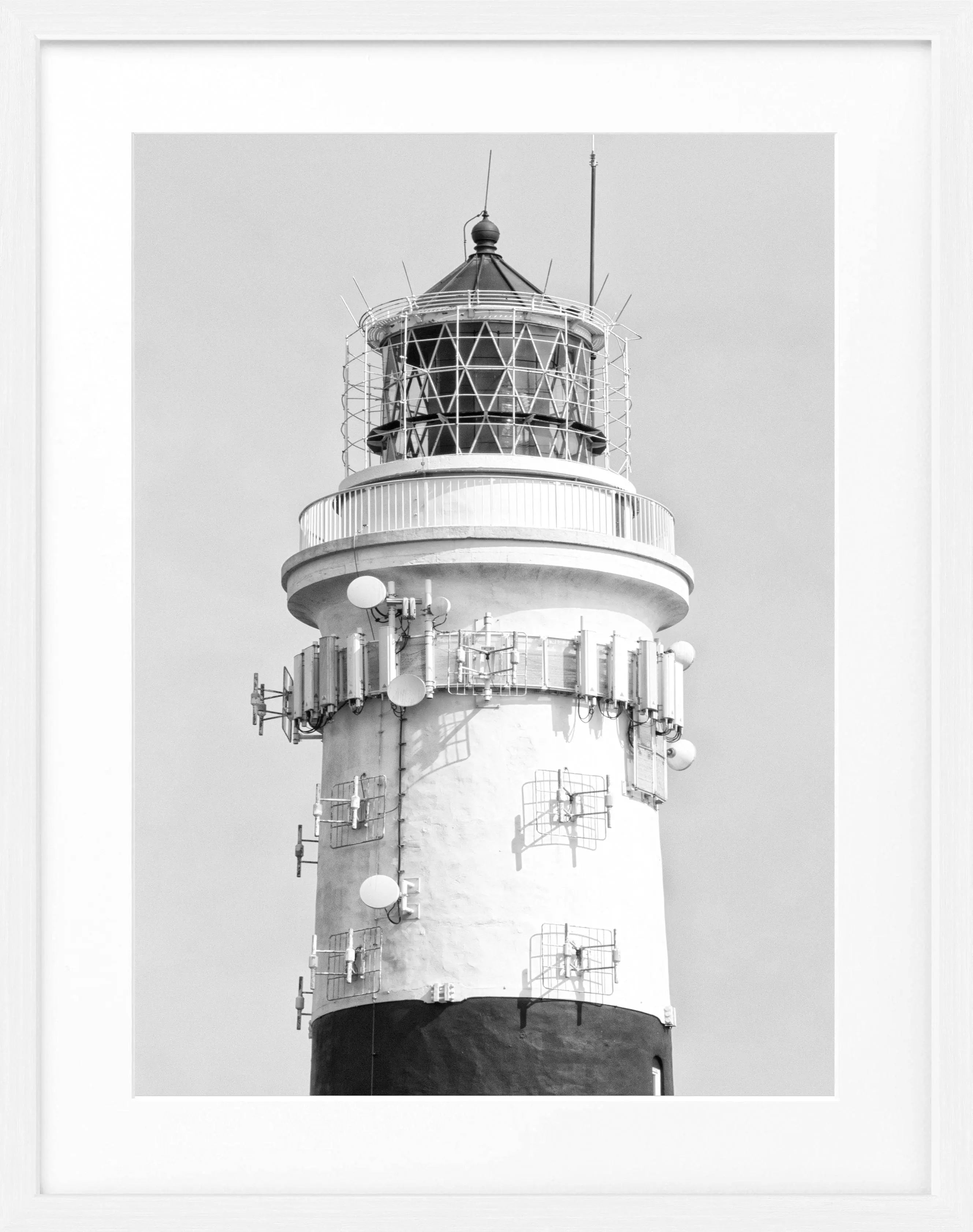 Poster mit Rahmen Sylt Leuchtturm Kampen SY48 - Wandbilder